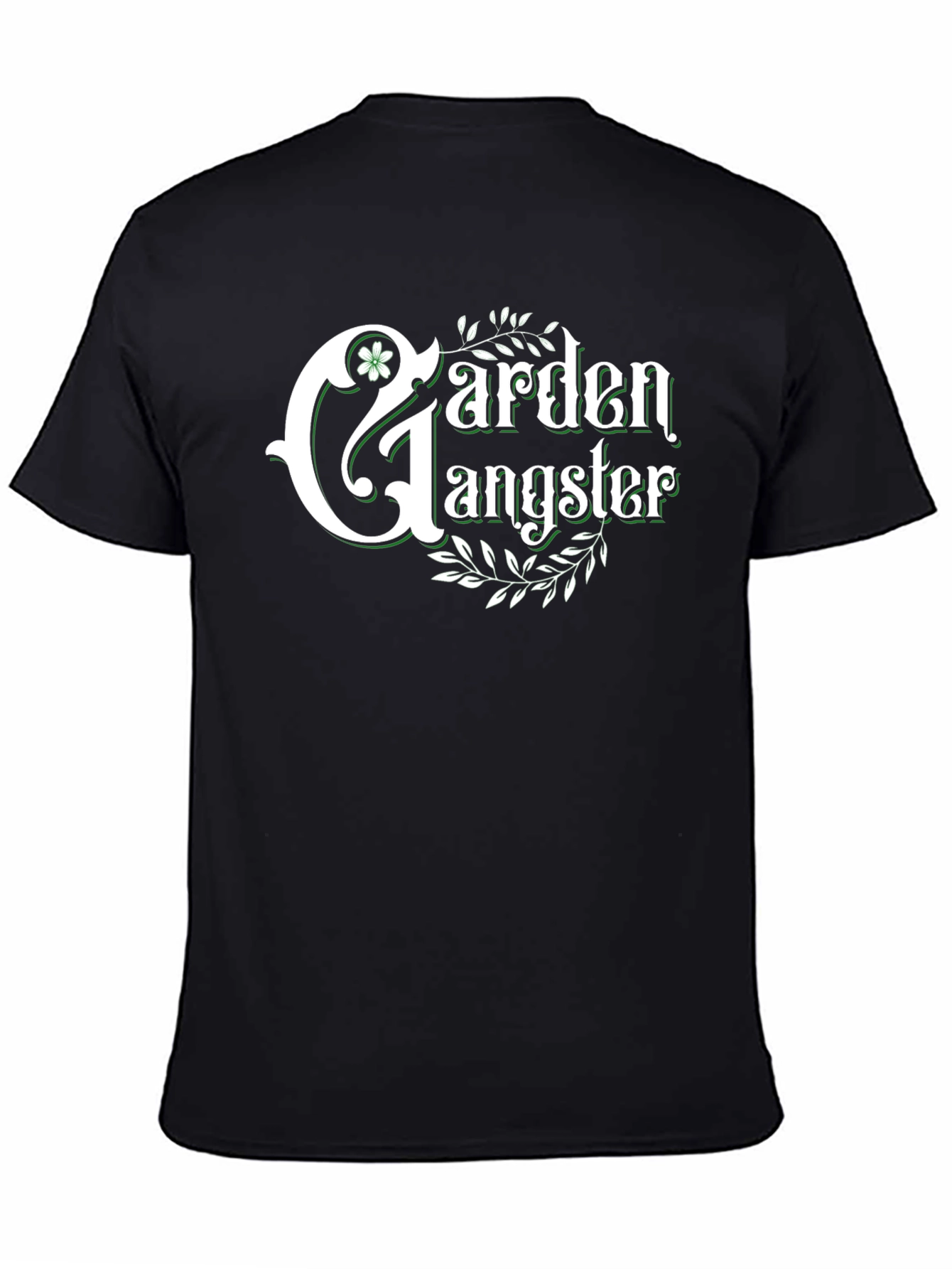 Garden Gangster Black T-Shirt