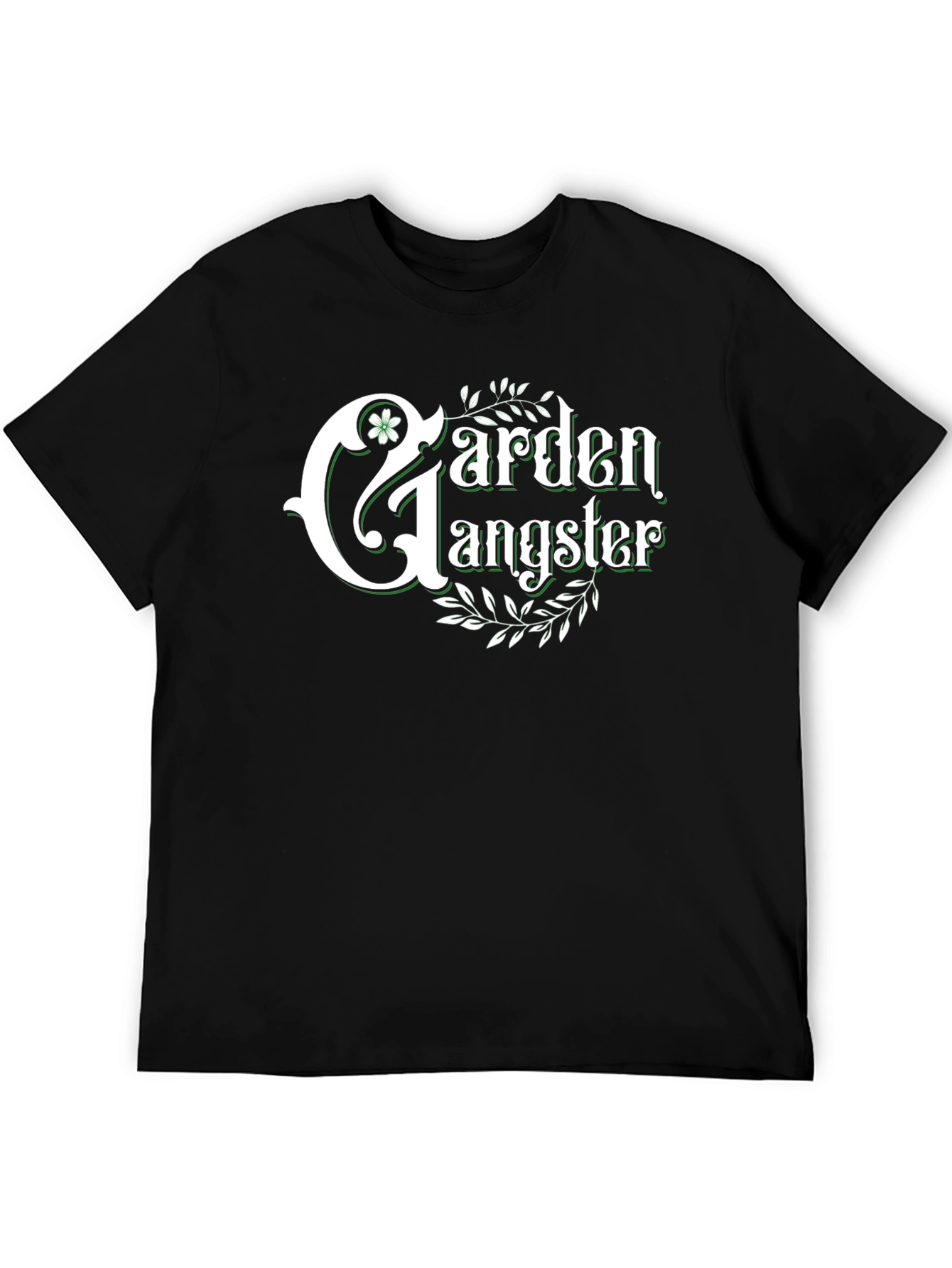 Garden Gangster Black T-Shirt
