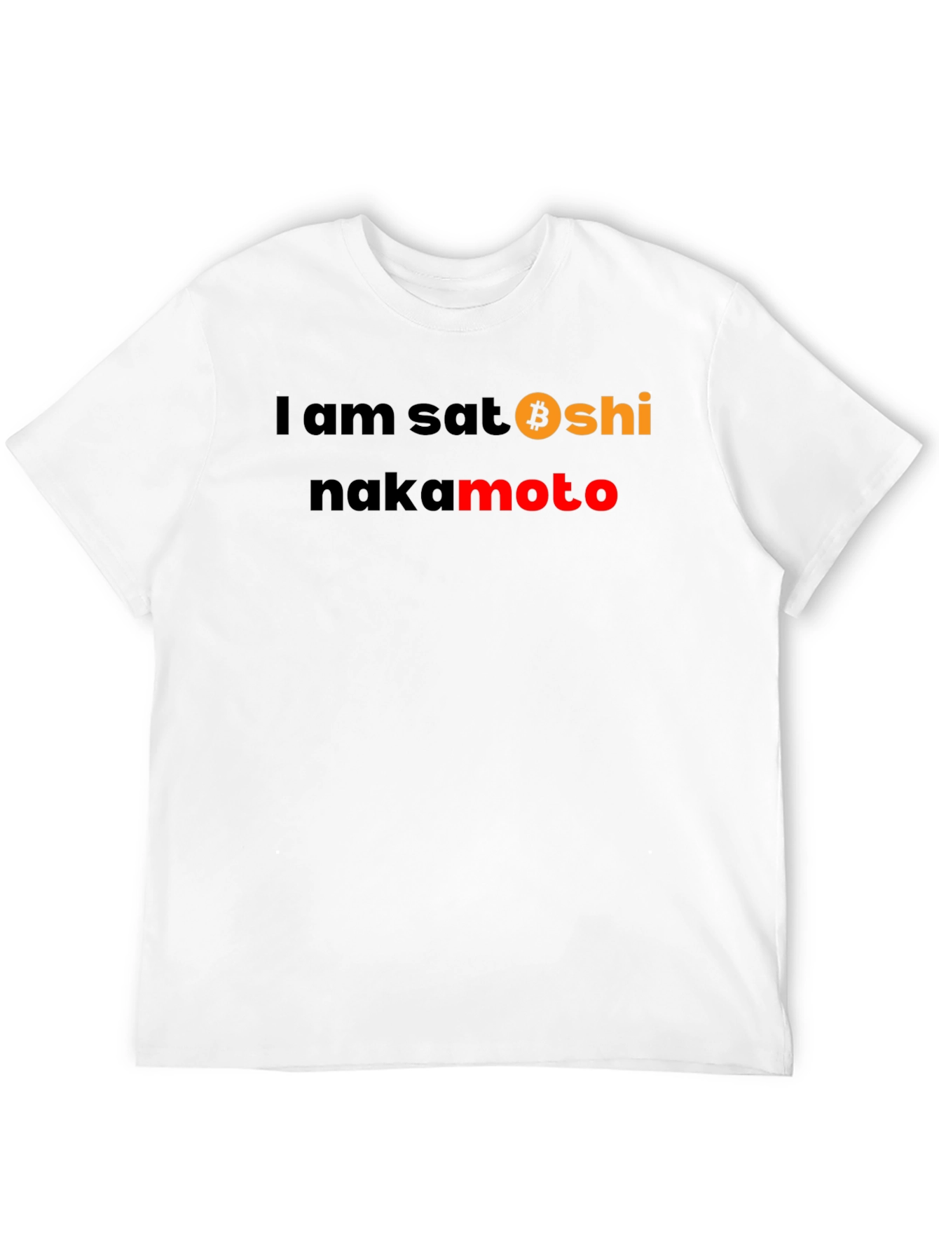 I am Satoshi Nakamoto T-Shirt Bitcoin Crypto Tee