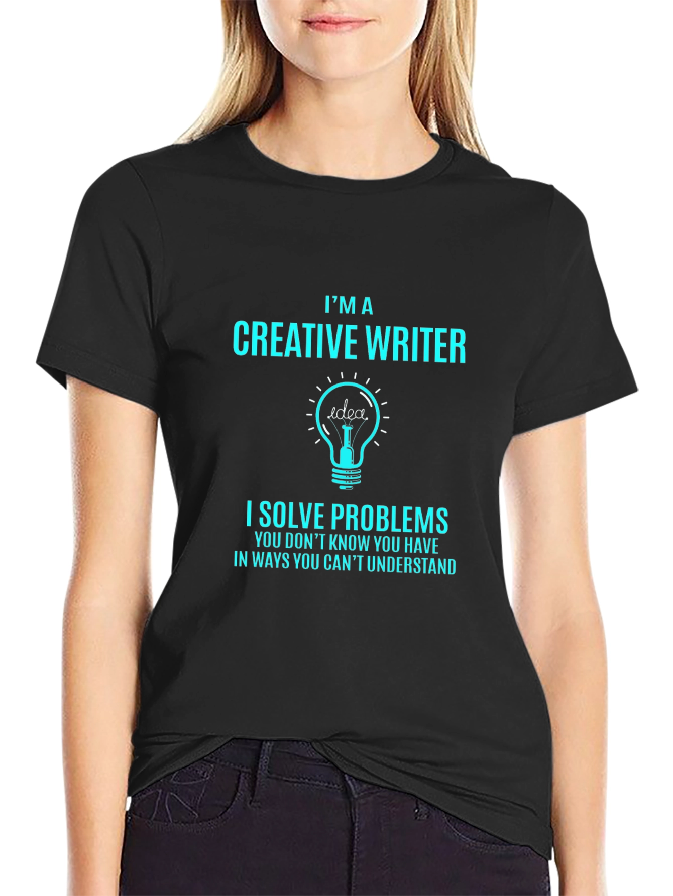 Creative Writer Graphic Tee - Solve Problems Uniquely