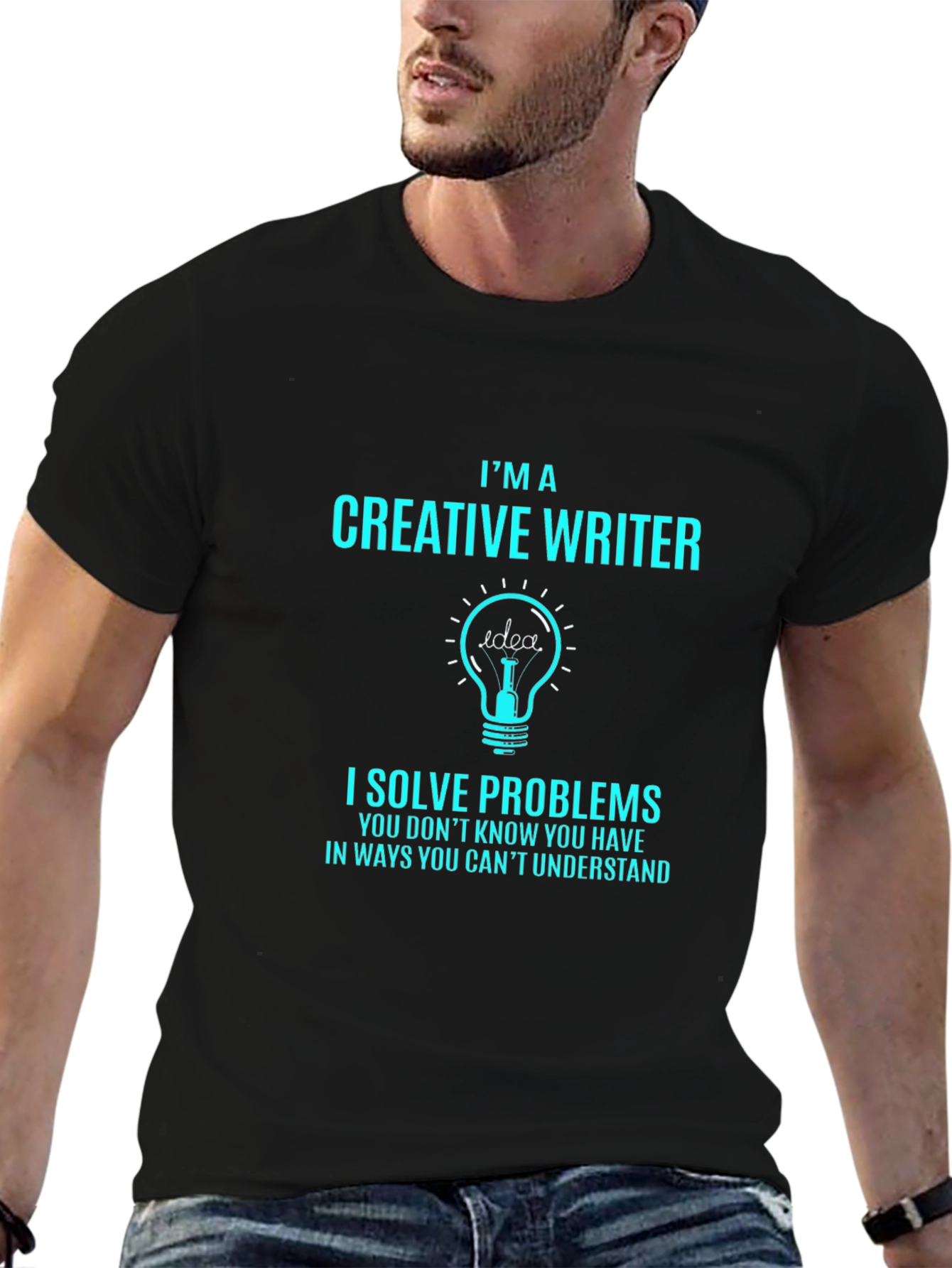 Creative Writer Graphic Tee - Solve Problems Uniquely