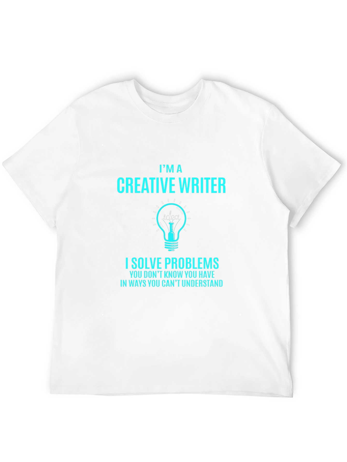 Creative Writer Graphic Tee - Solve Problems Uniquely