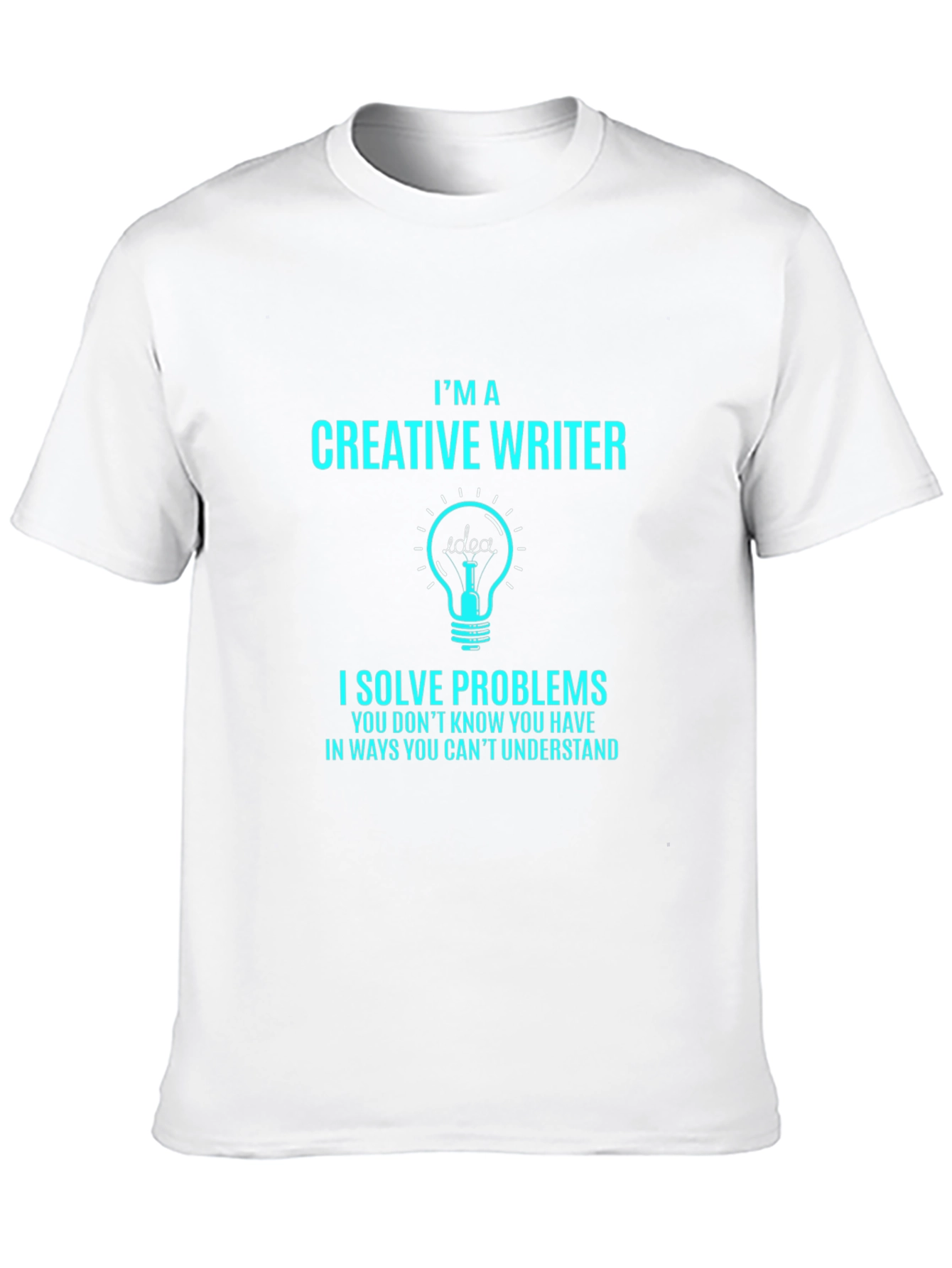 Creative Writer Graphic Tee - Solve Problems Uniquely