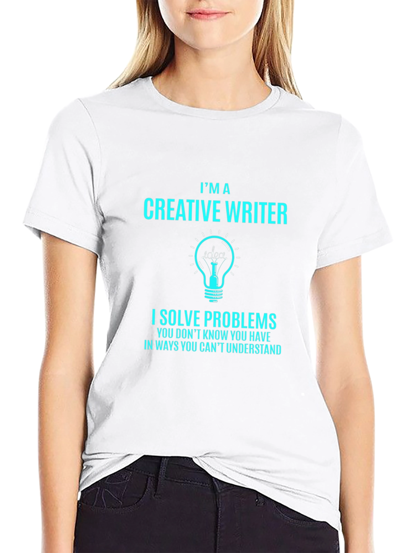 Creative Writer Graphic Tee - Solve Problems Uniquely