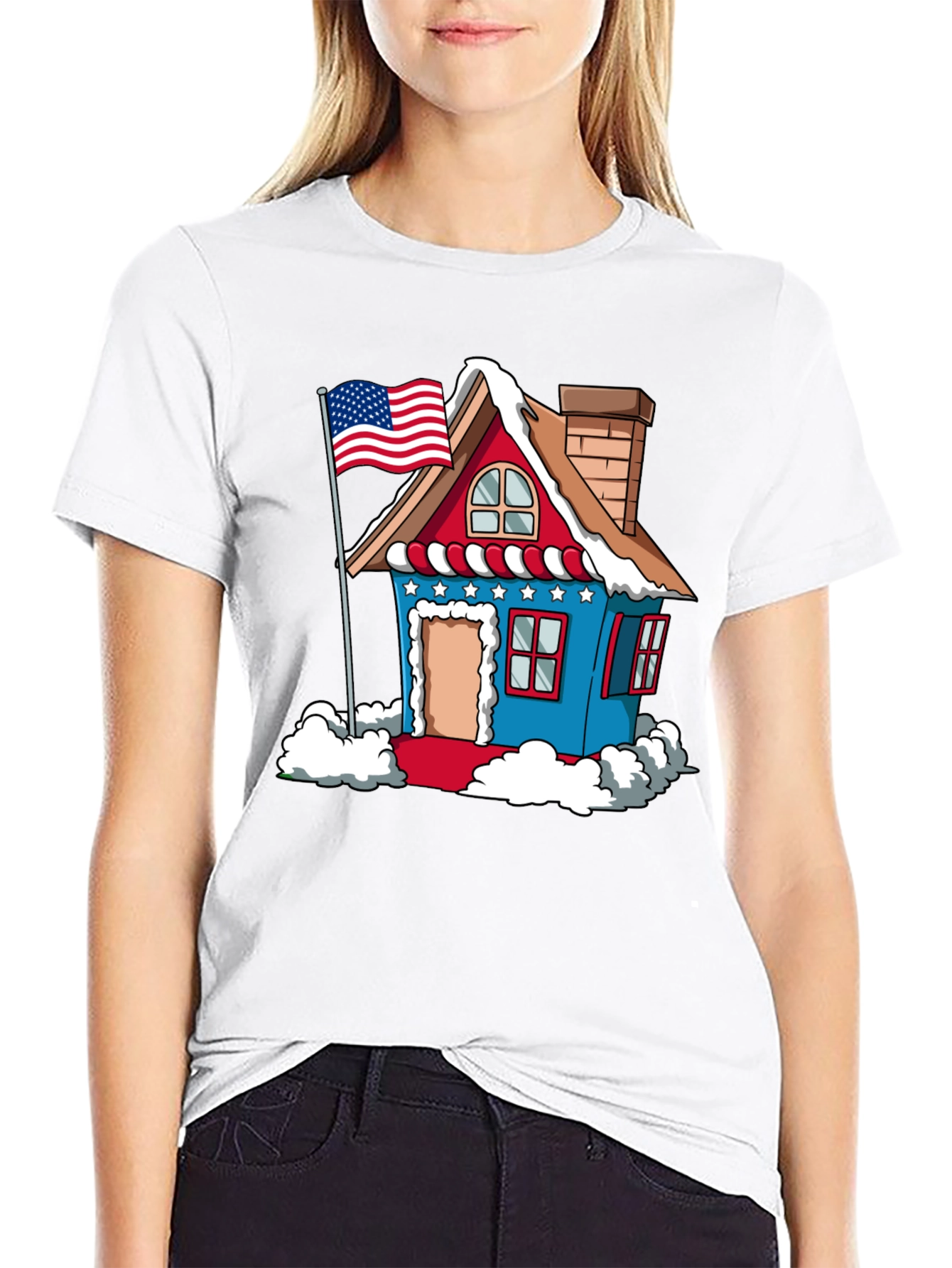 Patriotic House T-Shirt