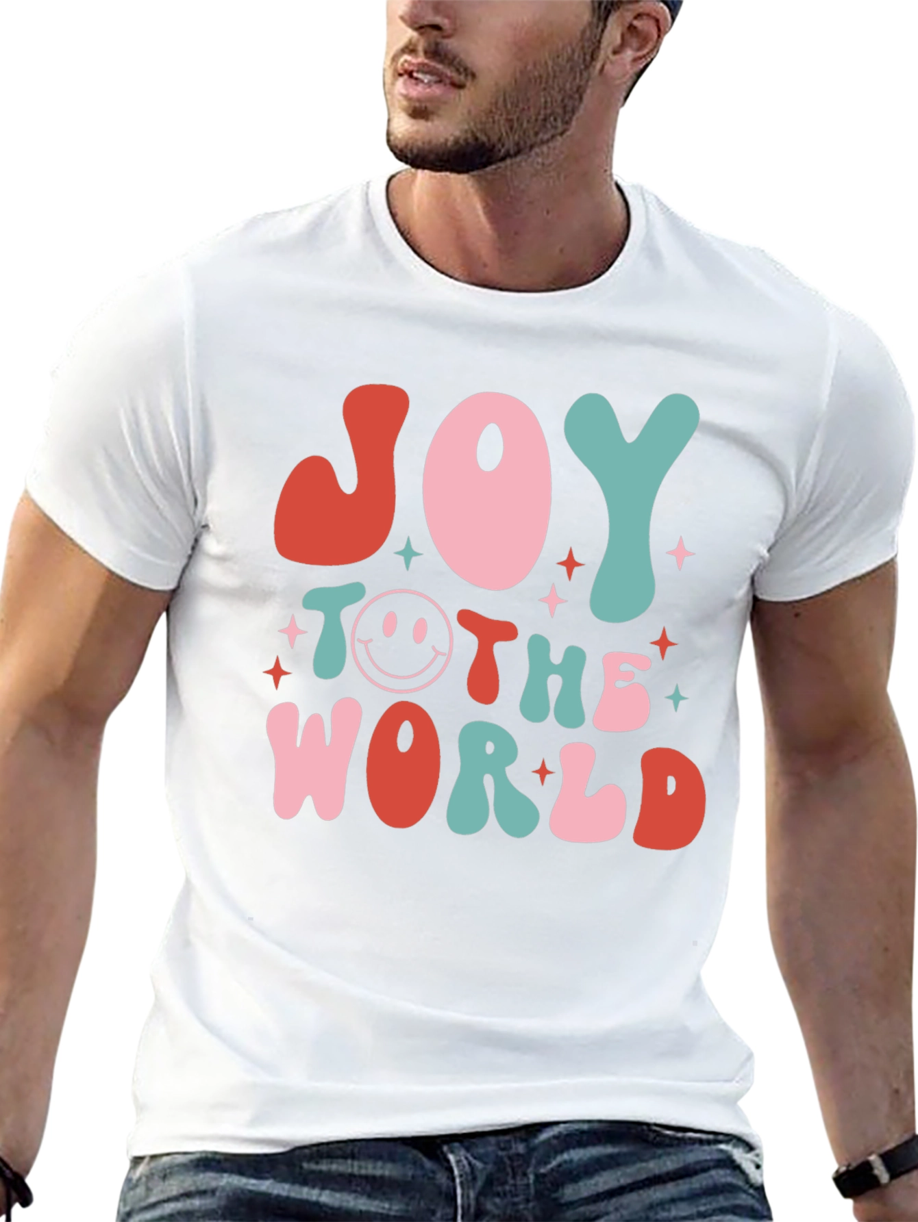Joy To The World Retro Graphic Tee