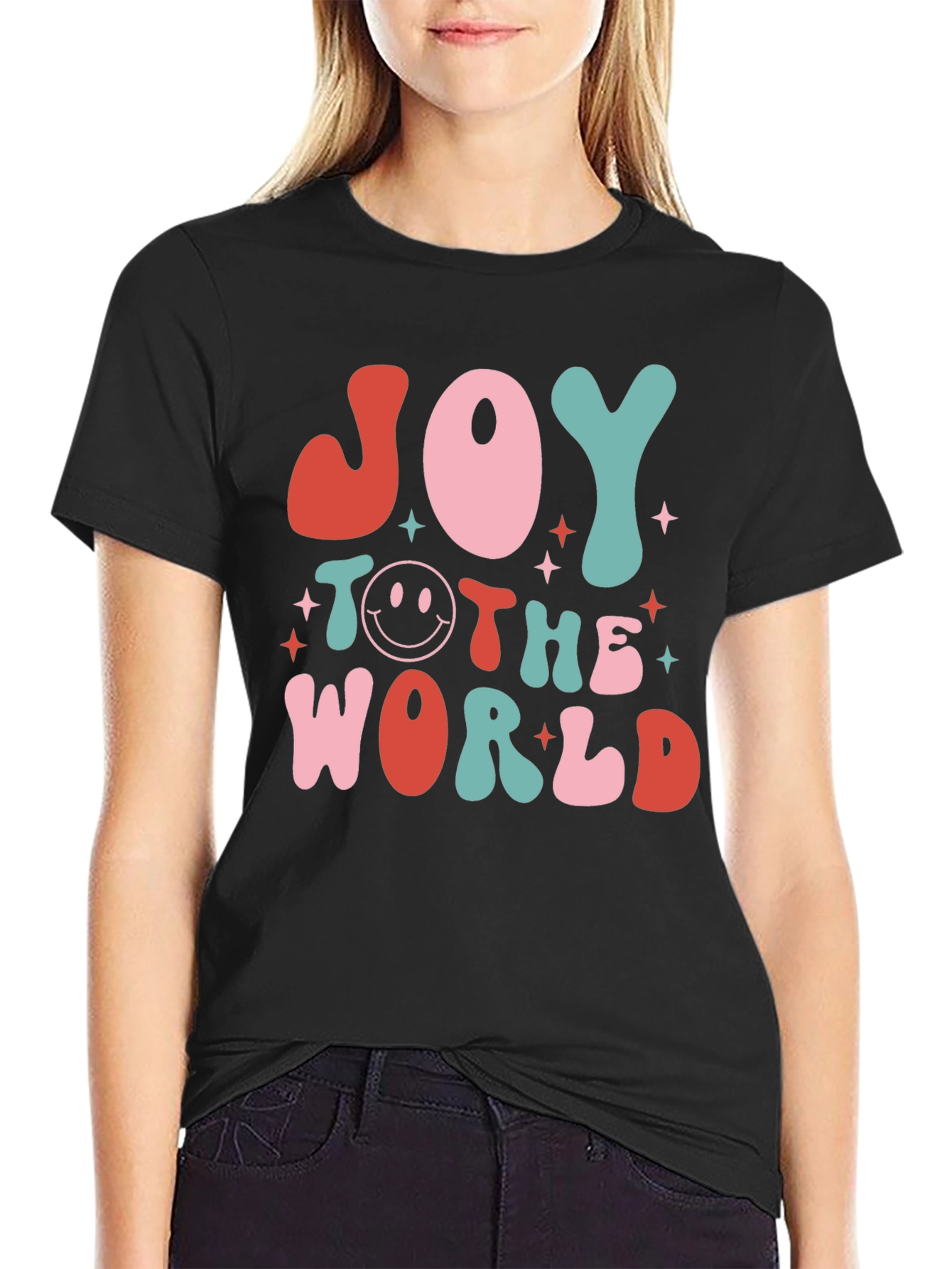 Joy To The World Retro Graphic Tee