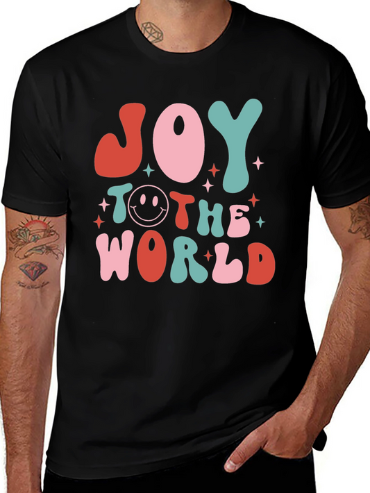 Joy To The World Retro Graphic Tee