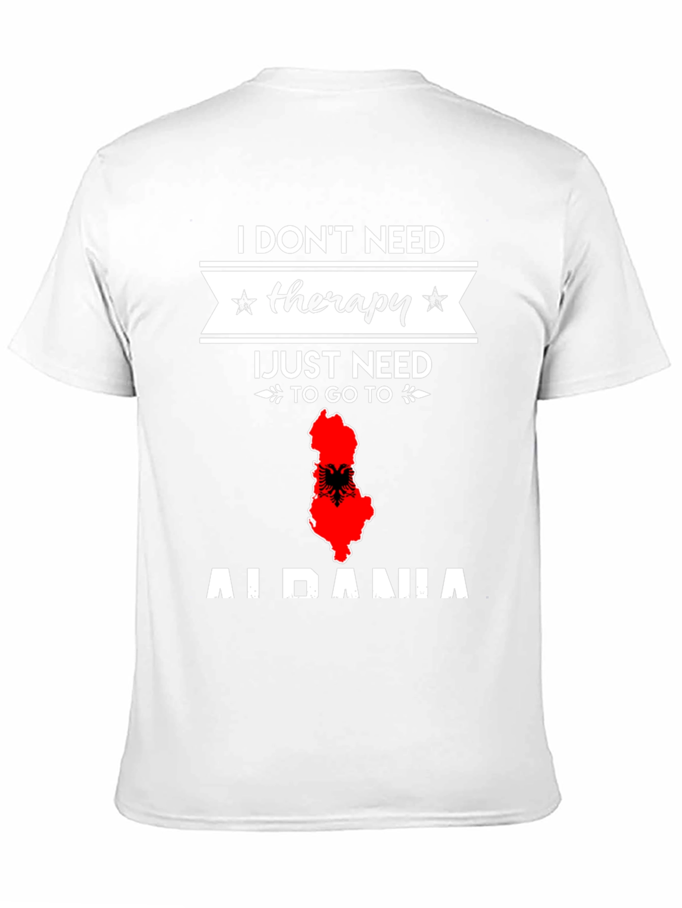 Albania Therapy T-Shirt - Travel Lover Gift