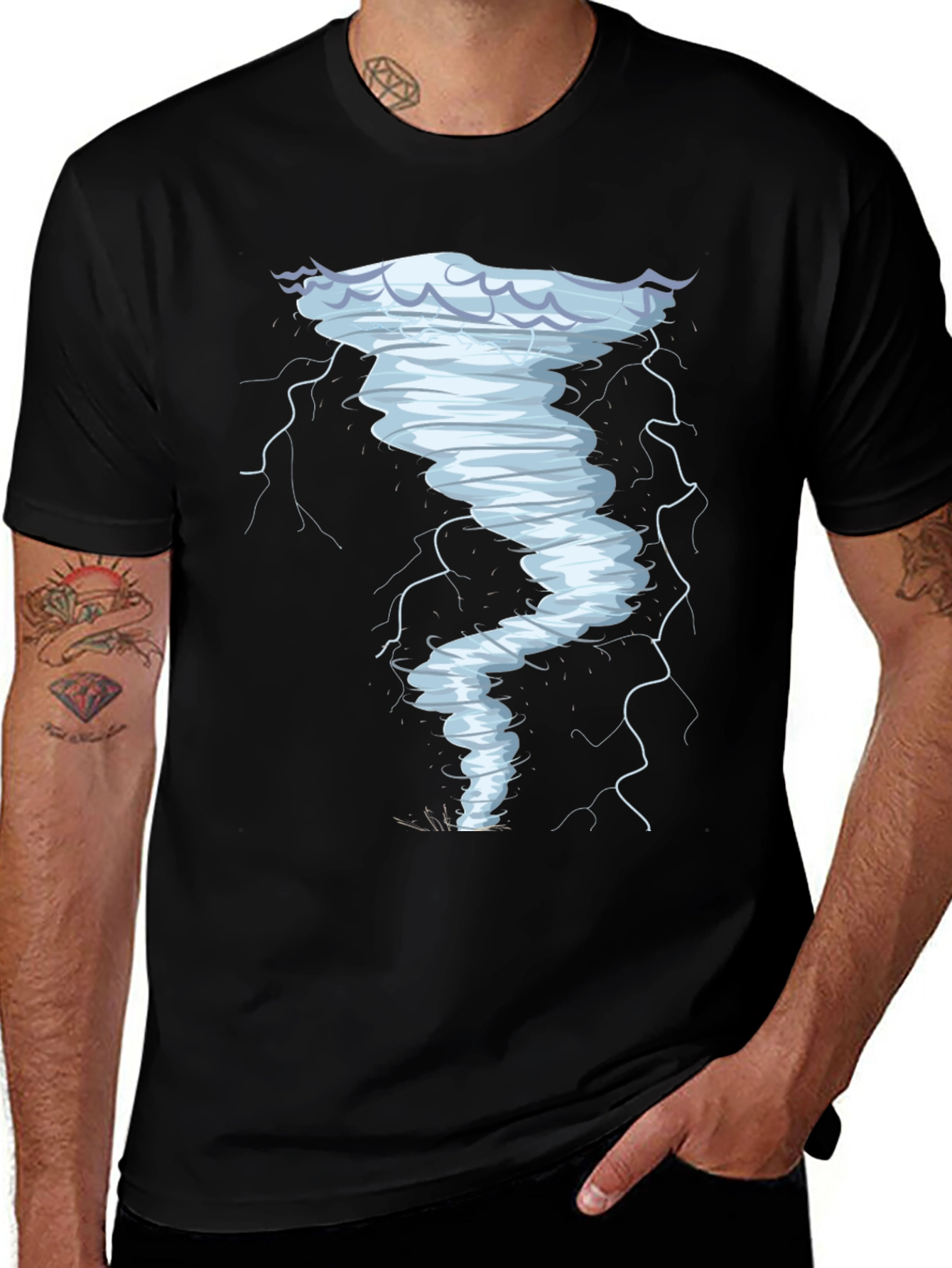 Tornado Graphic Tee - Weather Fan Gift