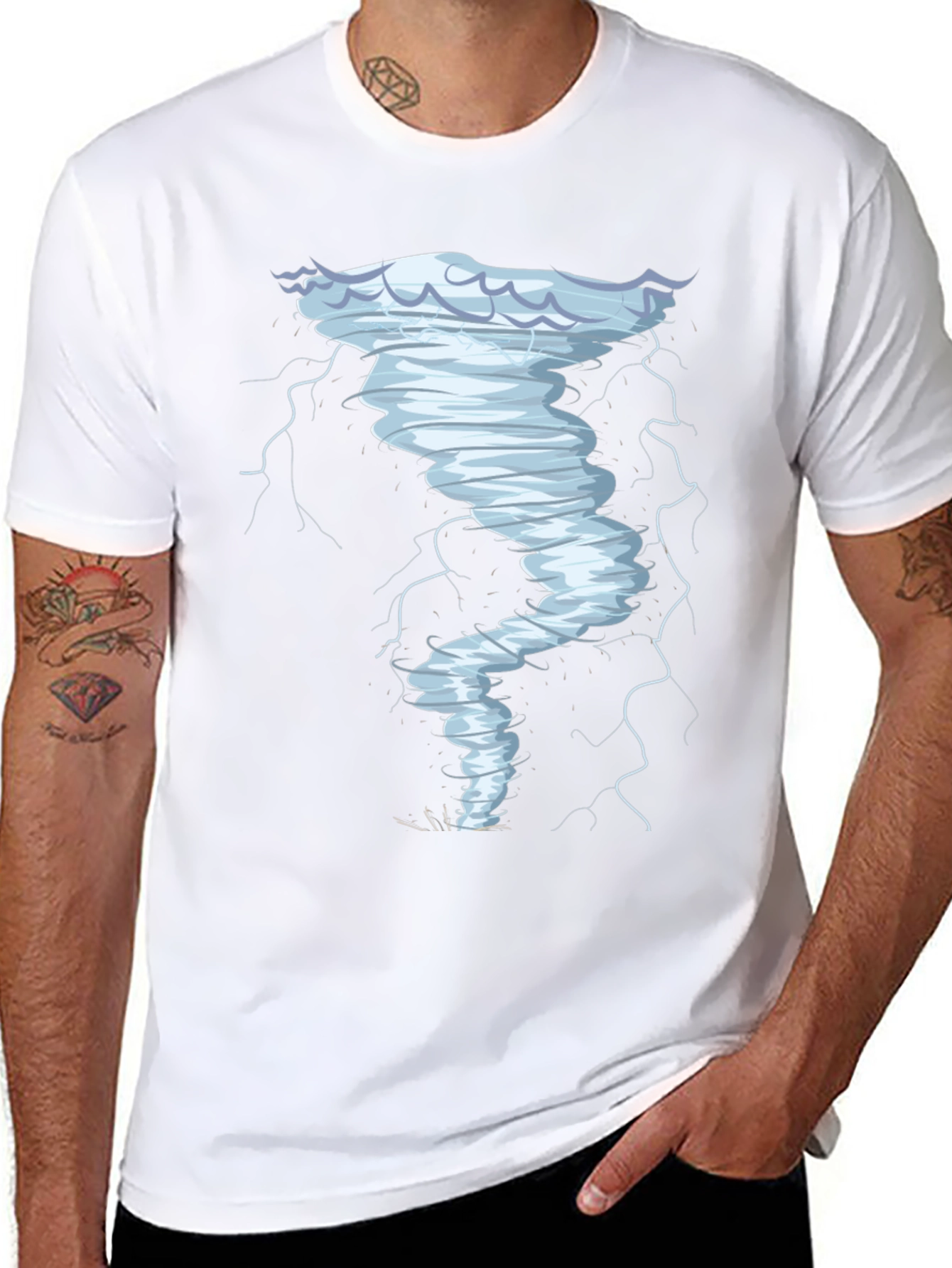 Tornado Graphic Tee - Weather Fan Gift