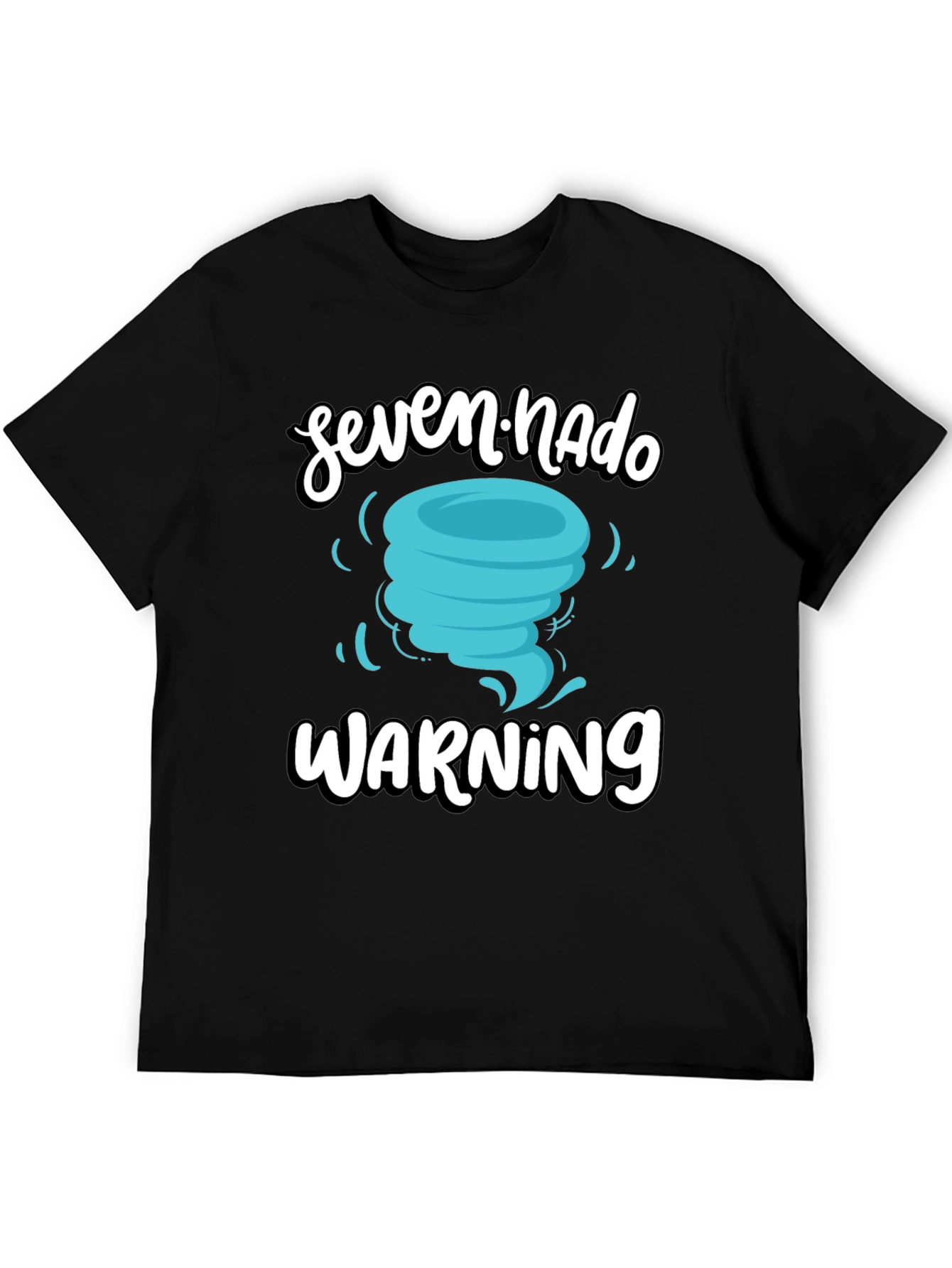 Seven-Nado Warning T-Shirt - Fun Weather Design!