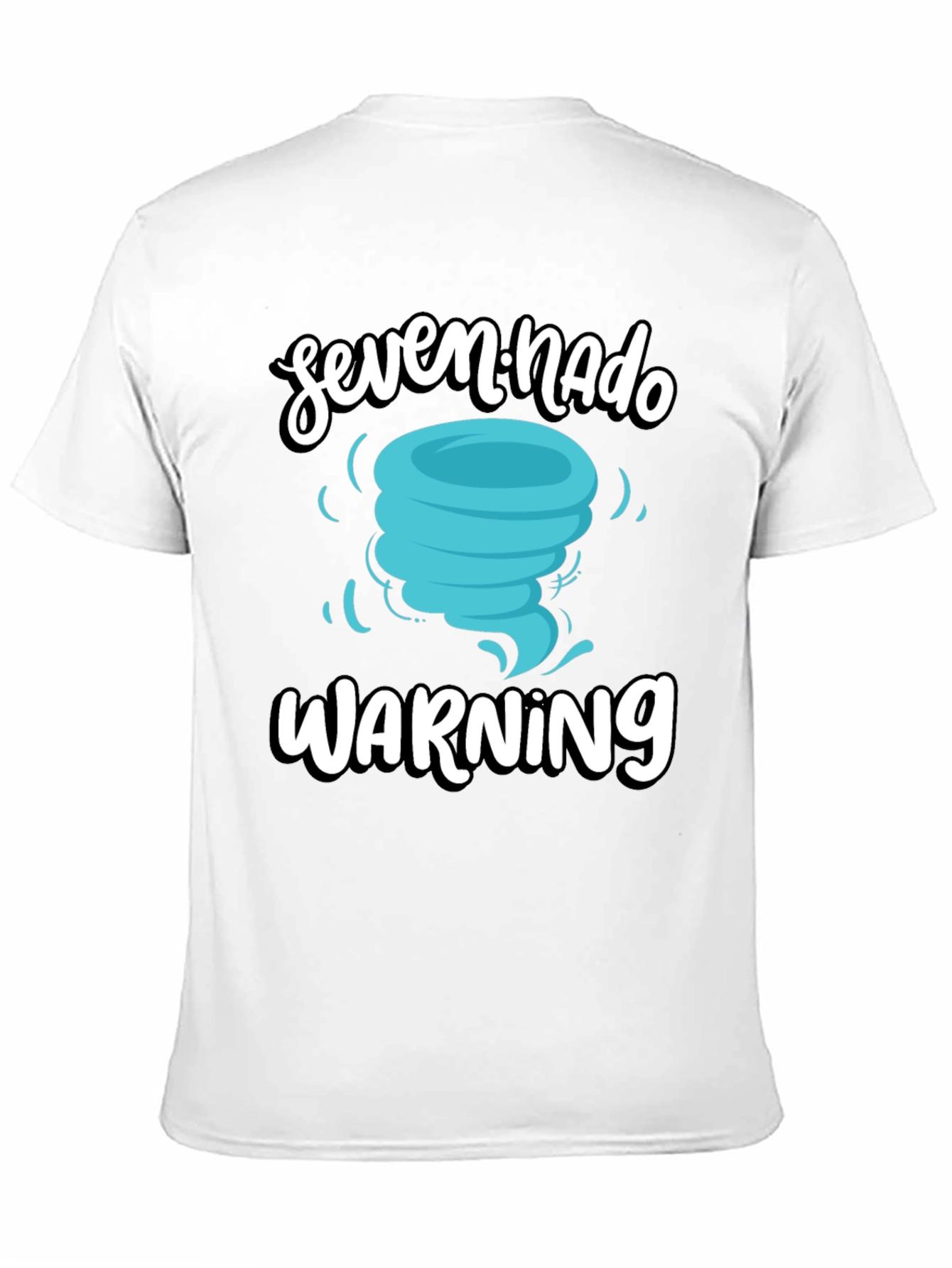 Seven-Nado Warning T-Shirt - Fun Weather Design!