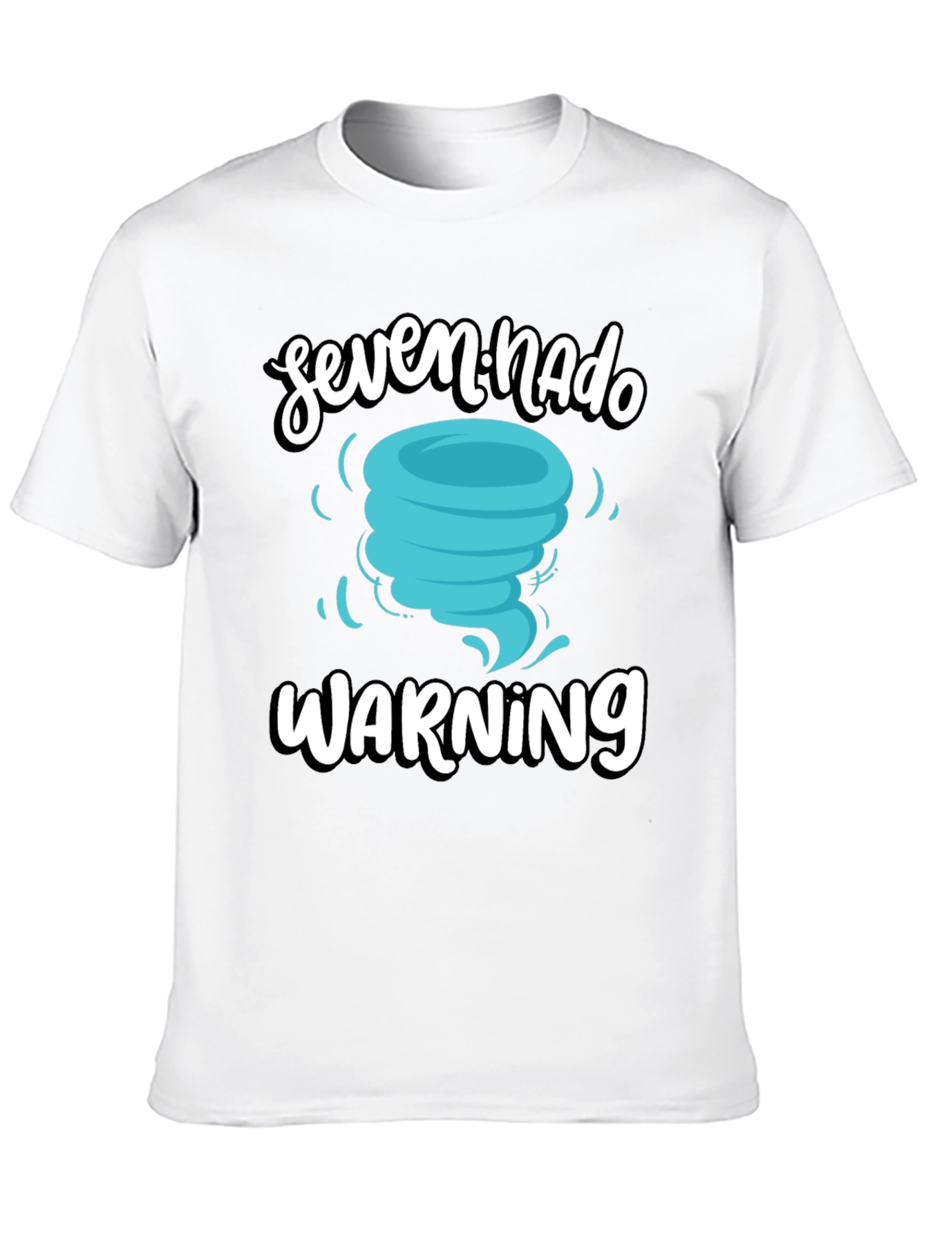 Seven-Nado Warning T-Shirt - Fun Weather Design!