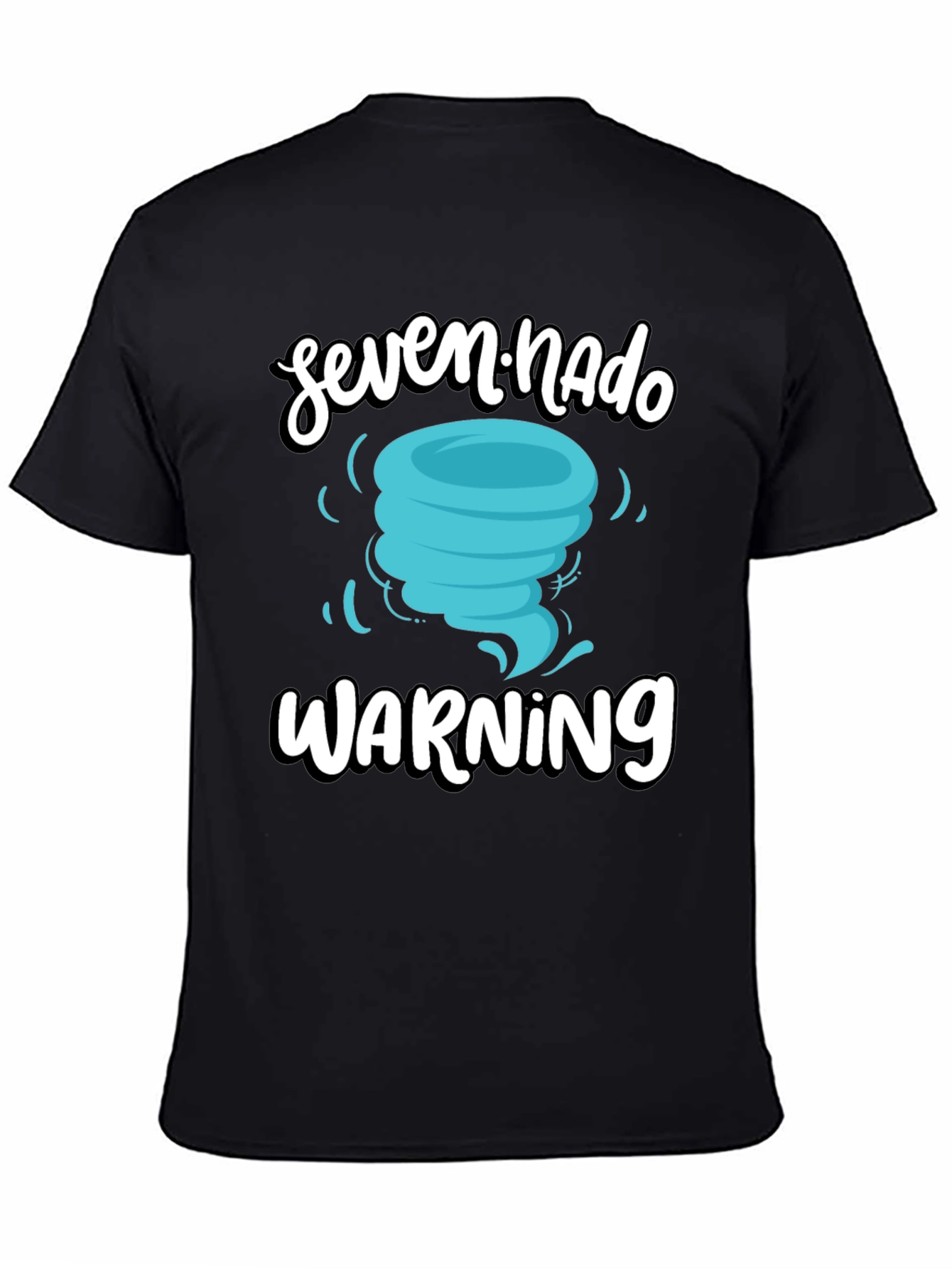 Seven-Nado Warning T-Shirt - Fun Weather Design!