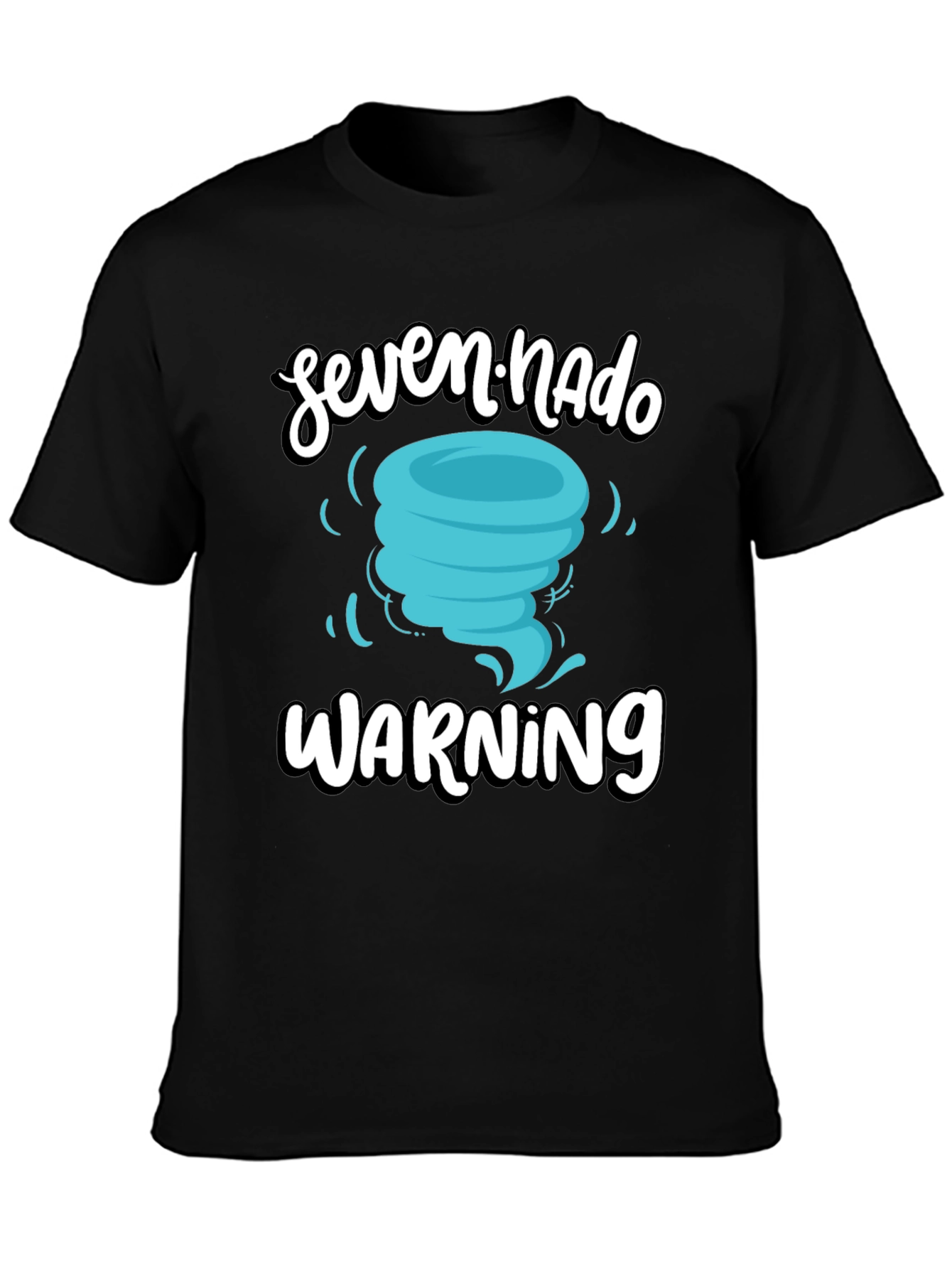 Seven-Nado Warning T-Shirt - Fun Weather Design!