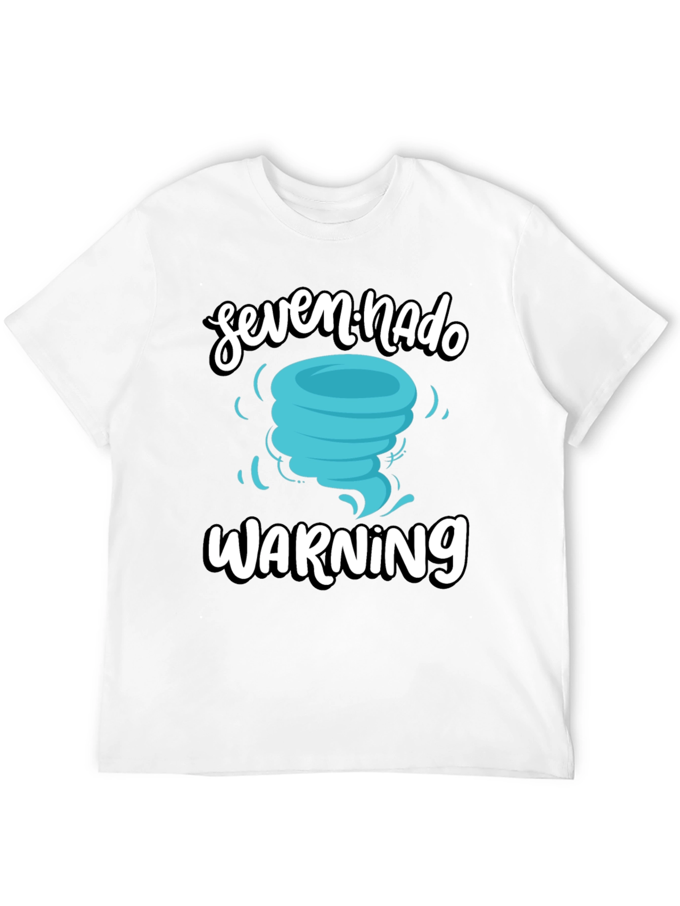 Seven-Nado Warning T-Shirt - Fun Weather Design!