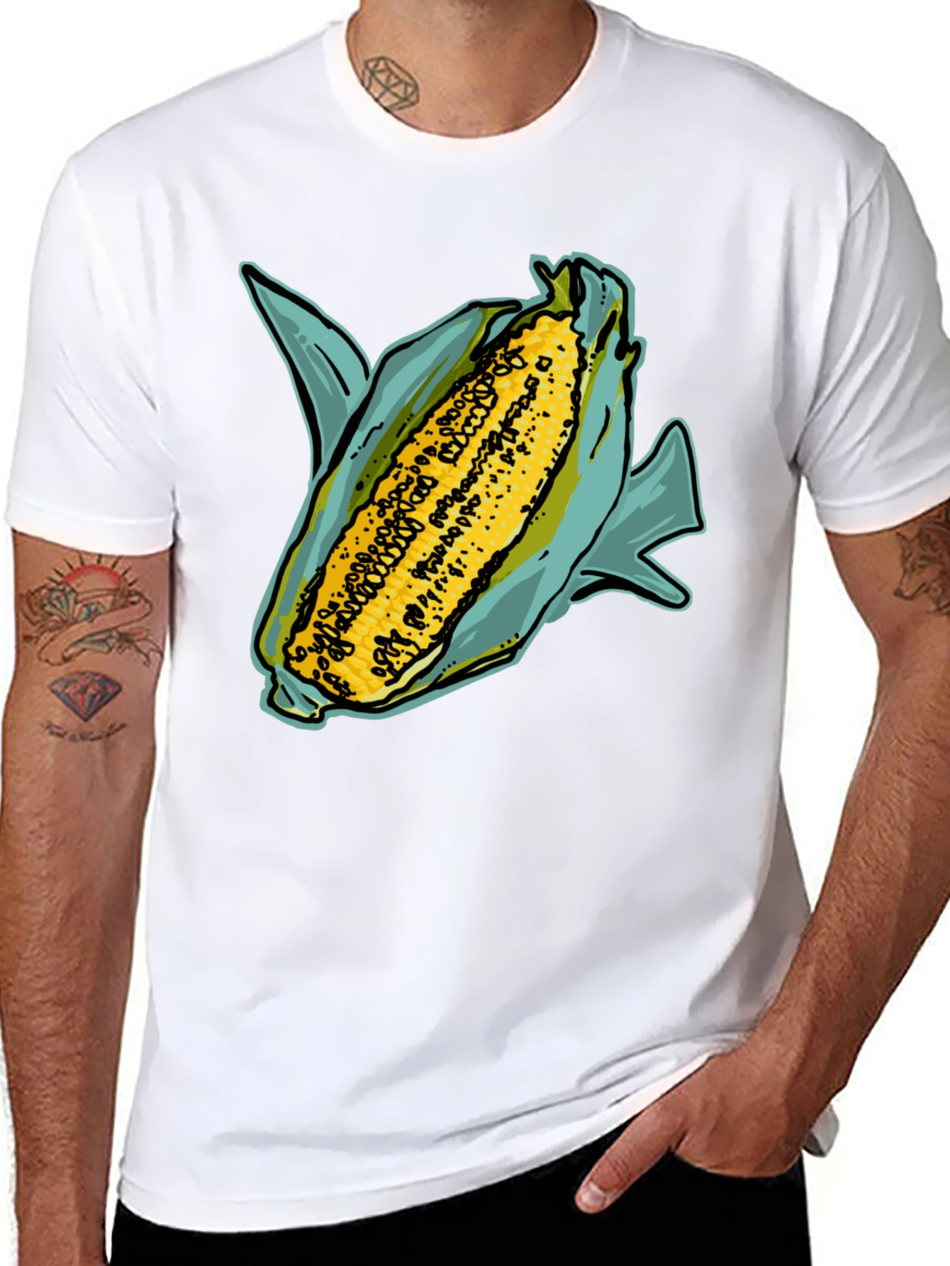 Corn on the Cob Graphic T-Shirt