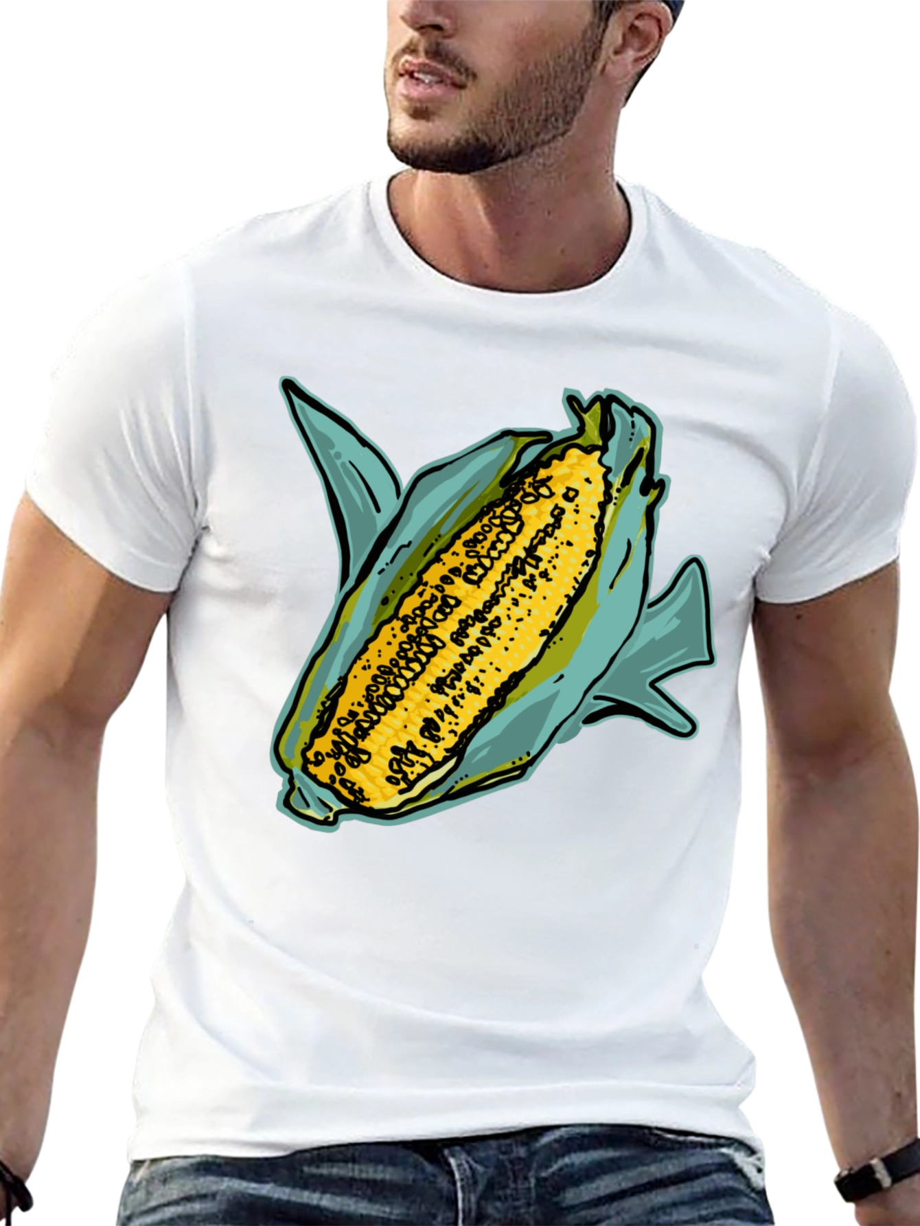 Corn on the Cob Graphic T-Shirt