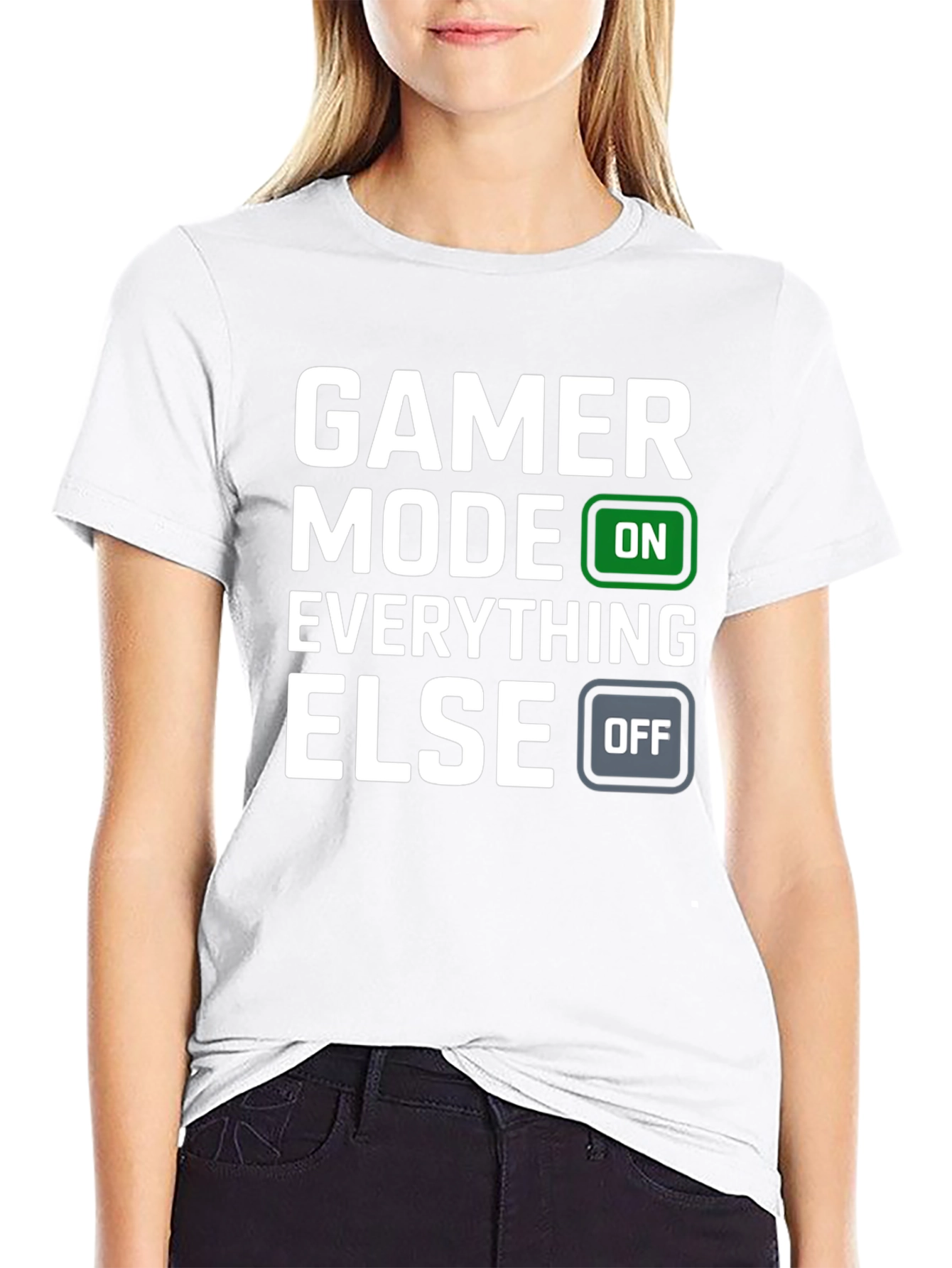 Gamer Mode ON T-Shirt - Funny Video Game Tee