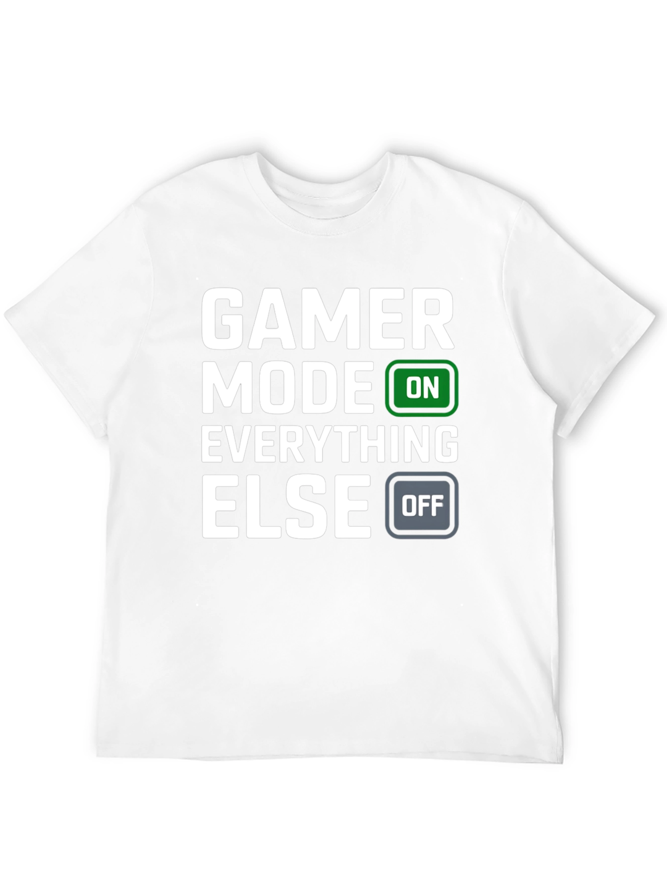 Gamer Mode ON T-Shirt - Funny Video Game Tee