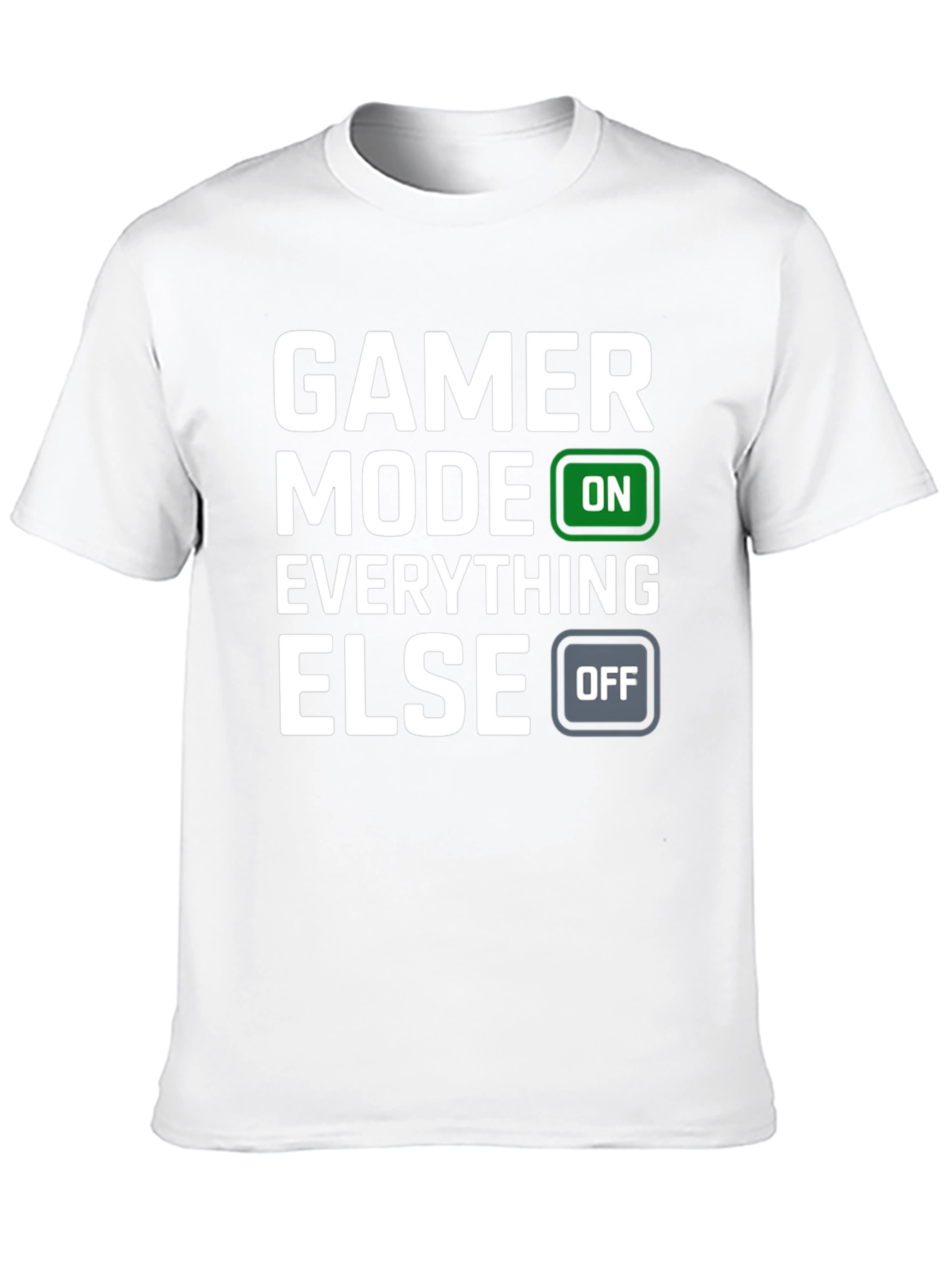 Gamer Mode ON T-Shirt - Funny Video Game Tee