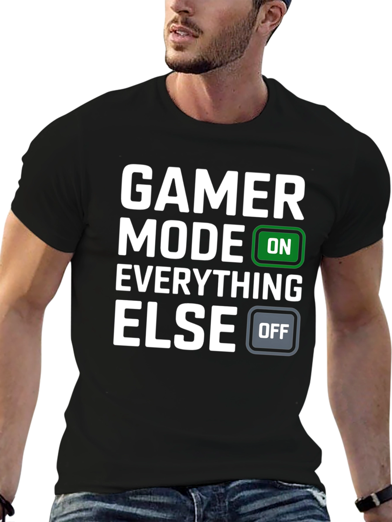 Gamer Mode ON T-Shirt - Funny Video Game Tee