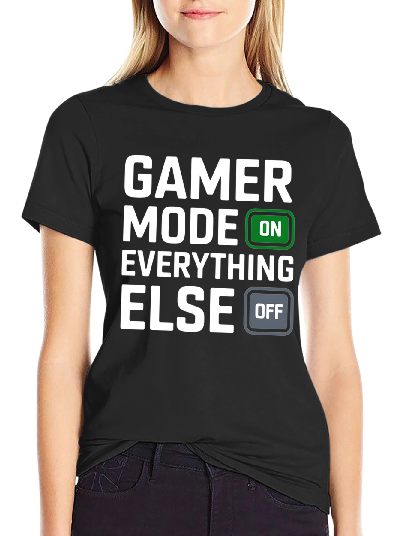 Gamer Mode ON T-Shirt - Funny Video Game Tee