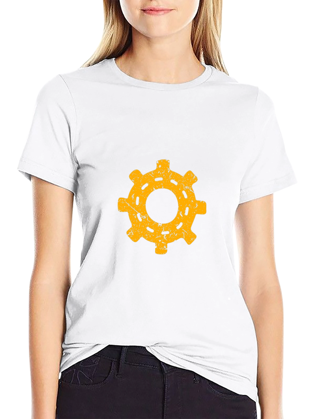 Gear Graphic Black T-Shirt