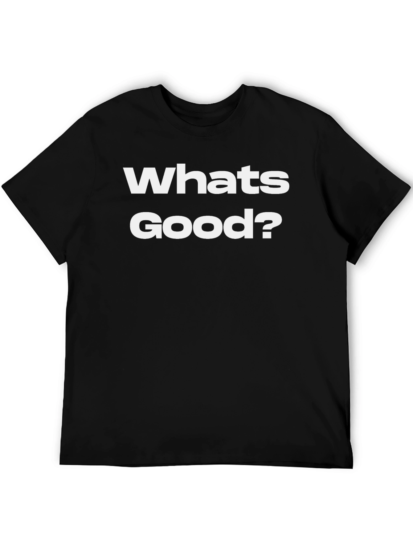 Whats Good? Black Graphic Tee