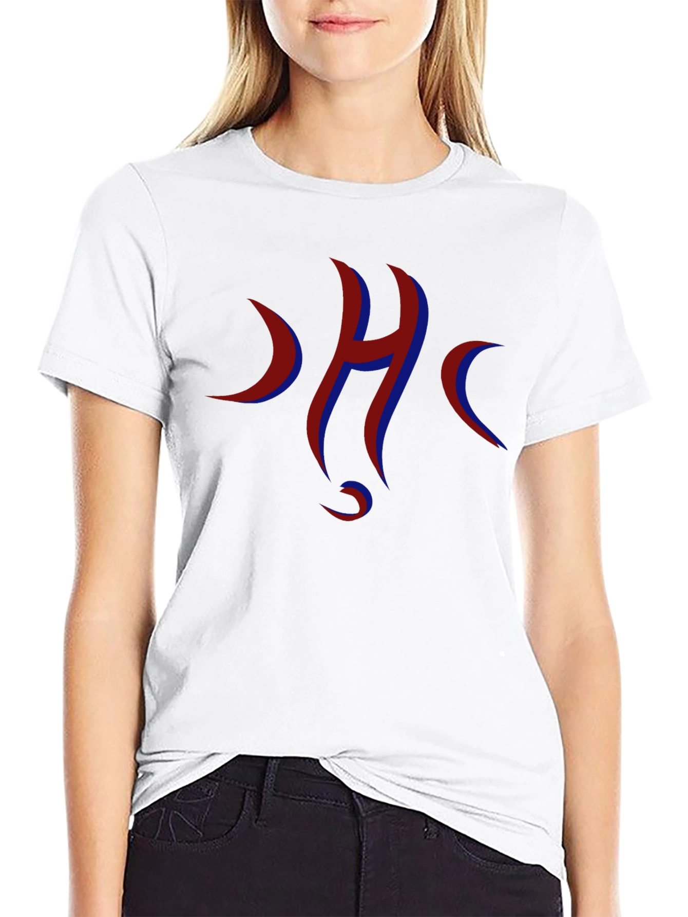 Abstract Symbol Black T-Shirt