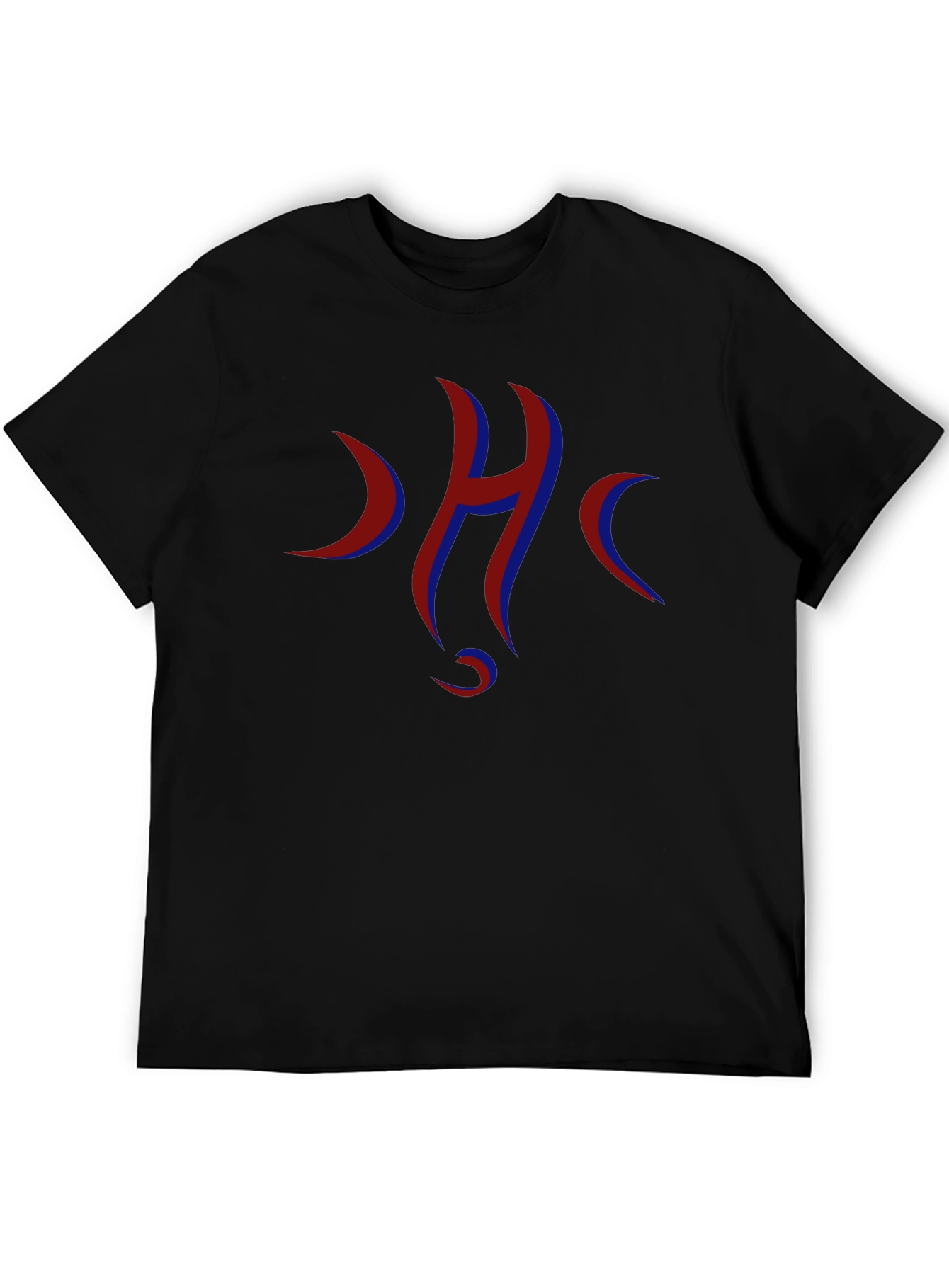 Abstract Symbol Black T-Shirt