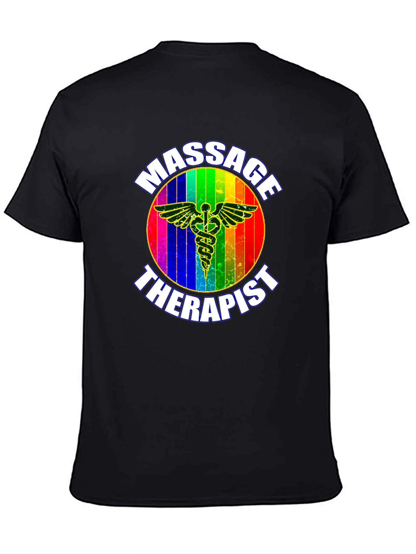 Massage Therapist Rainbow T-Shirt