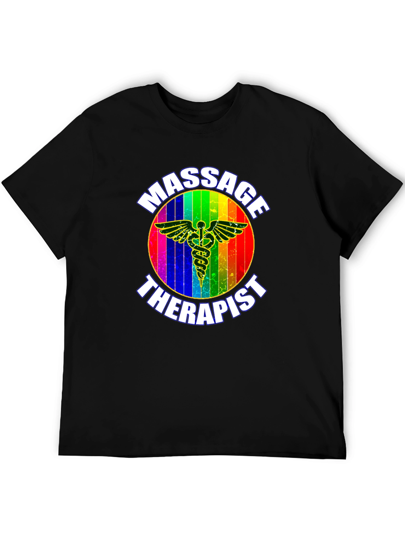 Massage Therapist Rainbow T-Shirt