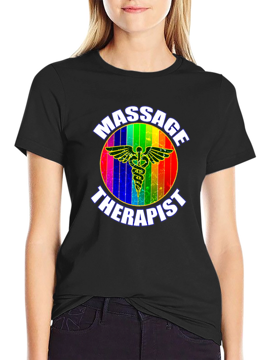 Massage Therapist Rainbow T-Shirt