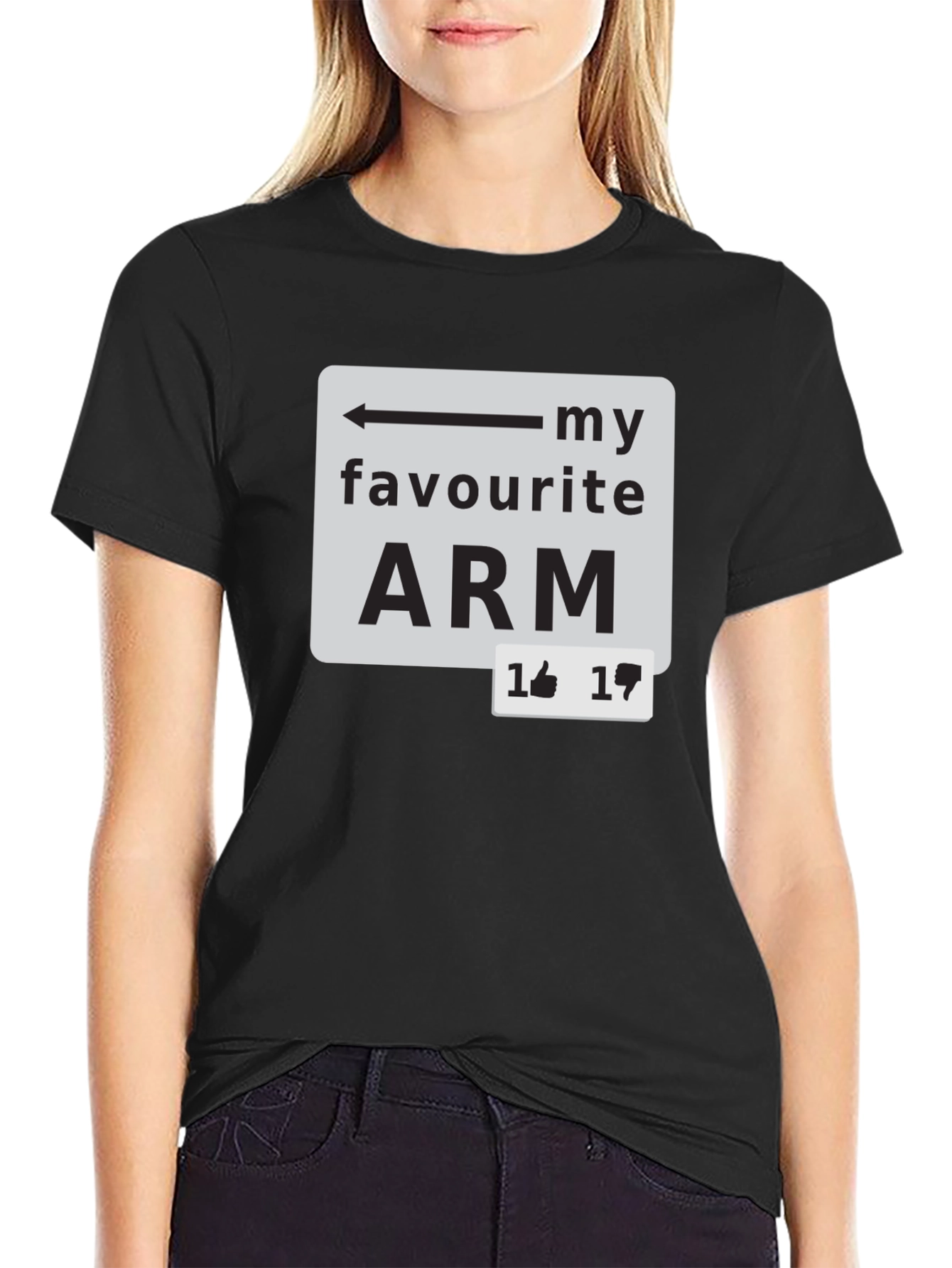 My Favourite Arm T-Shirt - Funny Sarcastic Tee