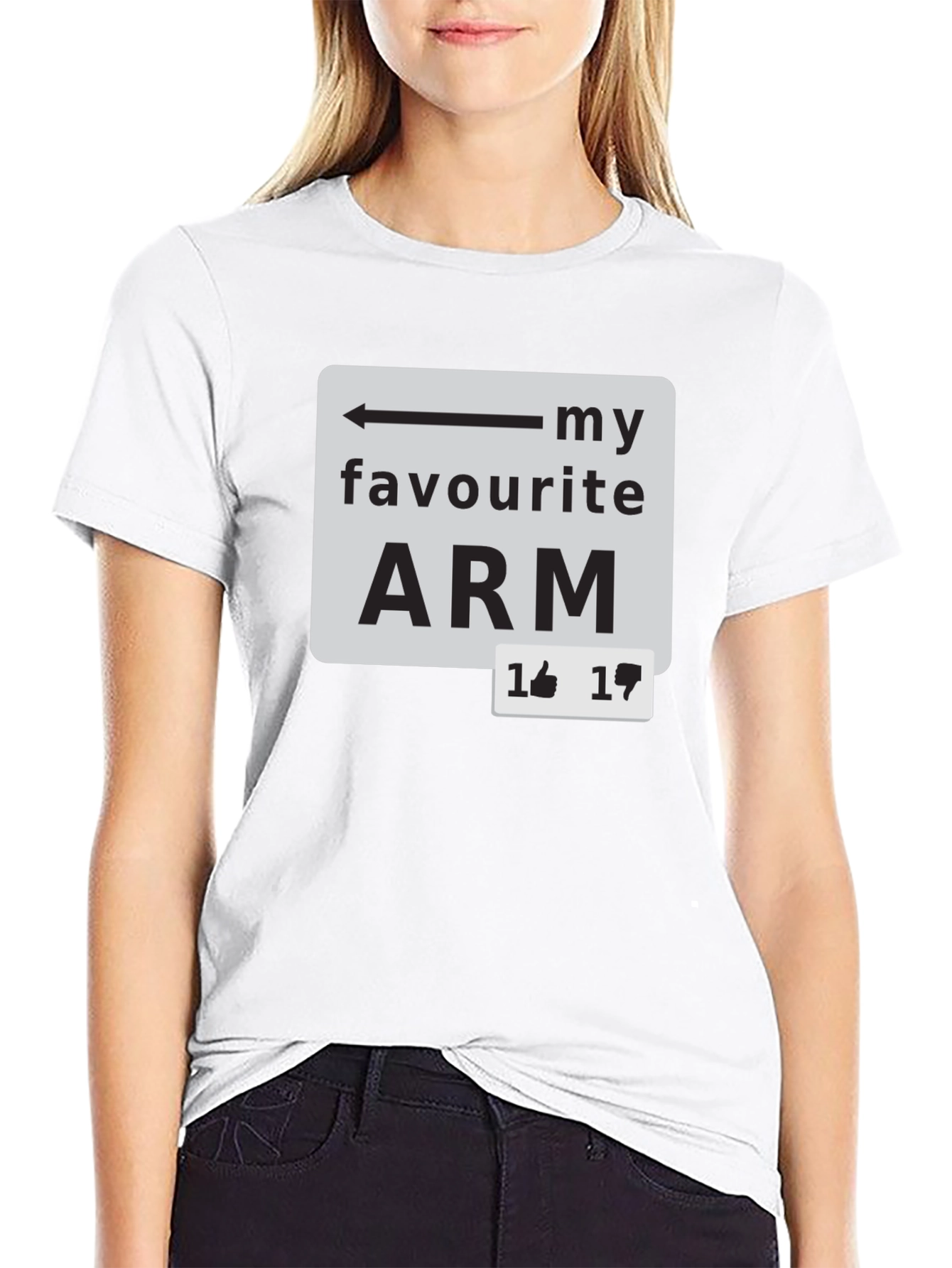 My Favourite Arm T-Shirt - Funny Sarcastic Tee