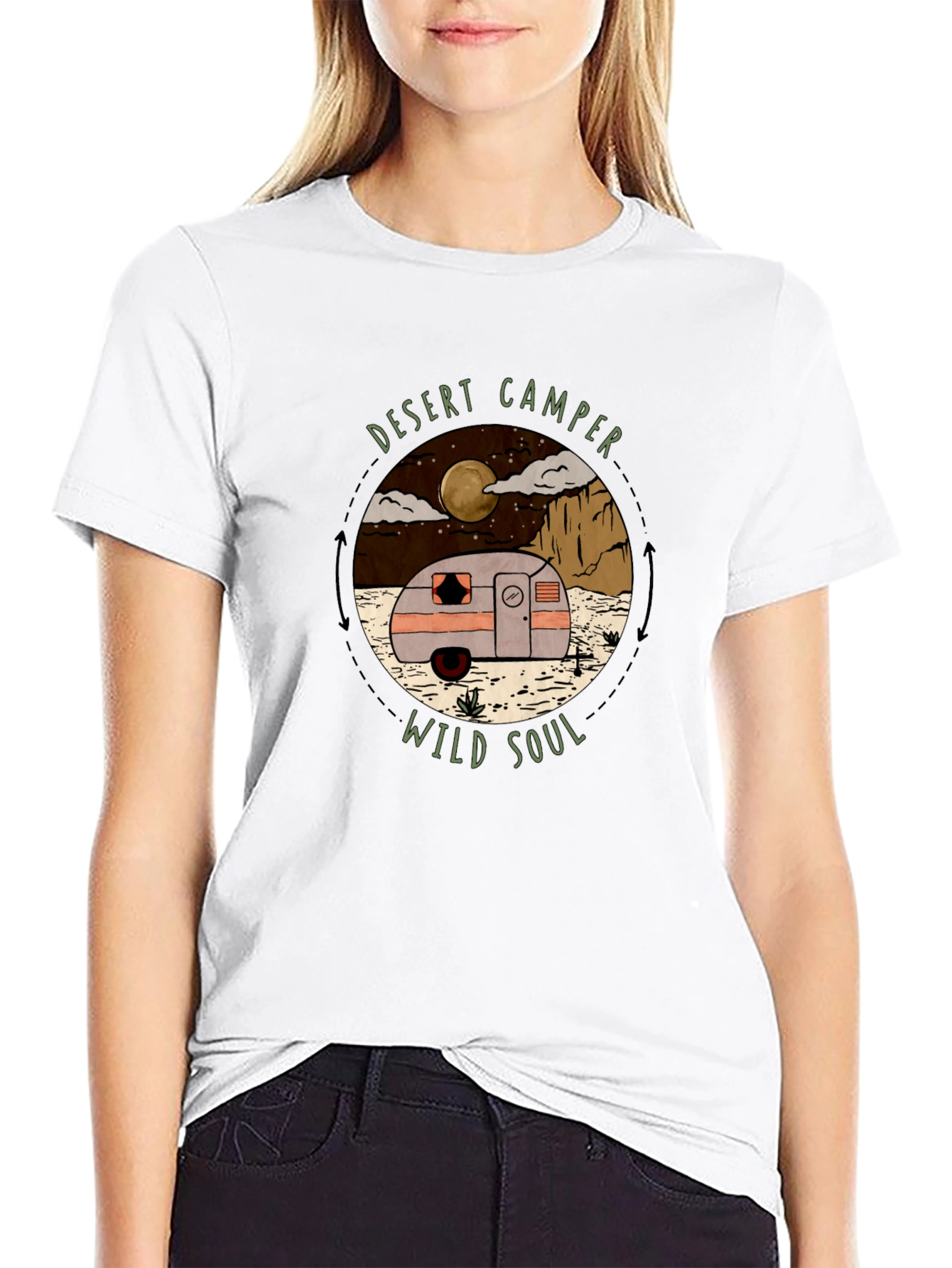 Desert Camper Wild Soul Graphic T-Shirt
