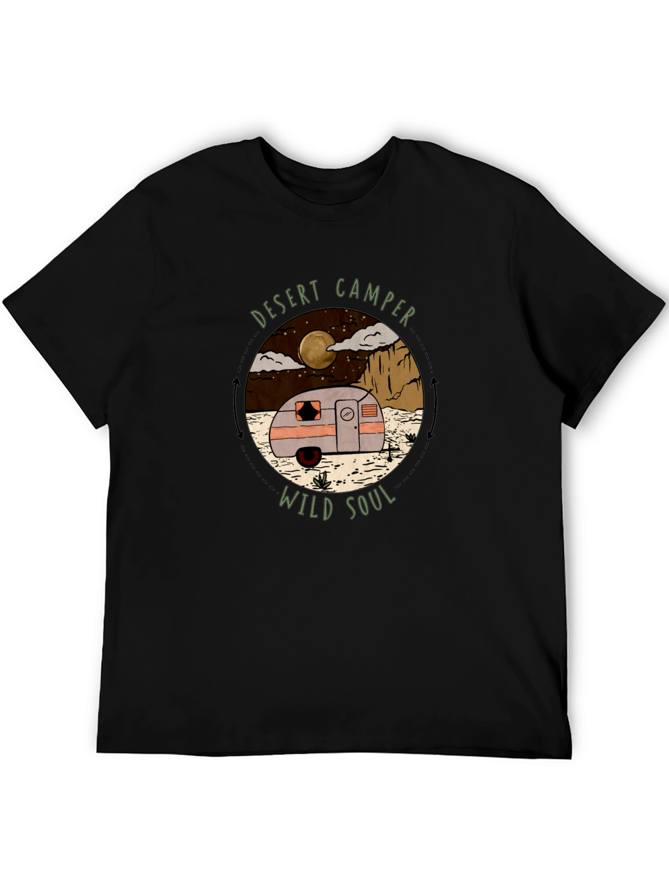Desert Camper Wild Soul Graphic T-Shirt