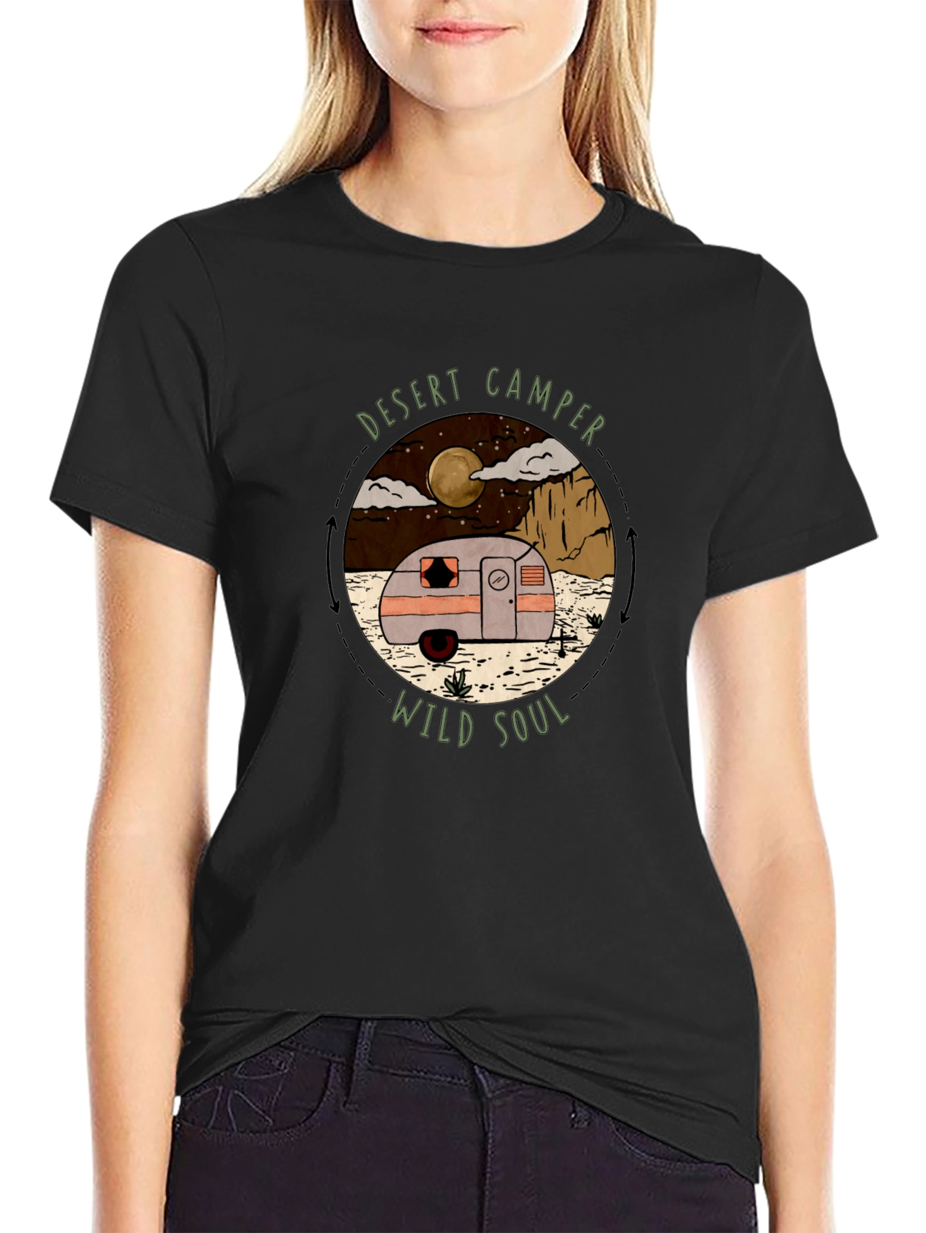 Desert Camper Wild Soul Graphic T-Shirt