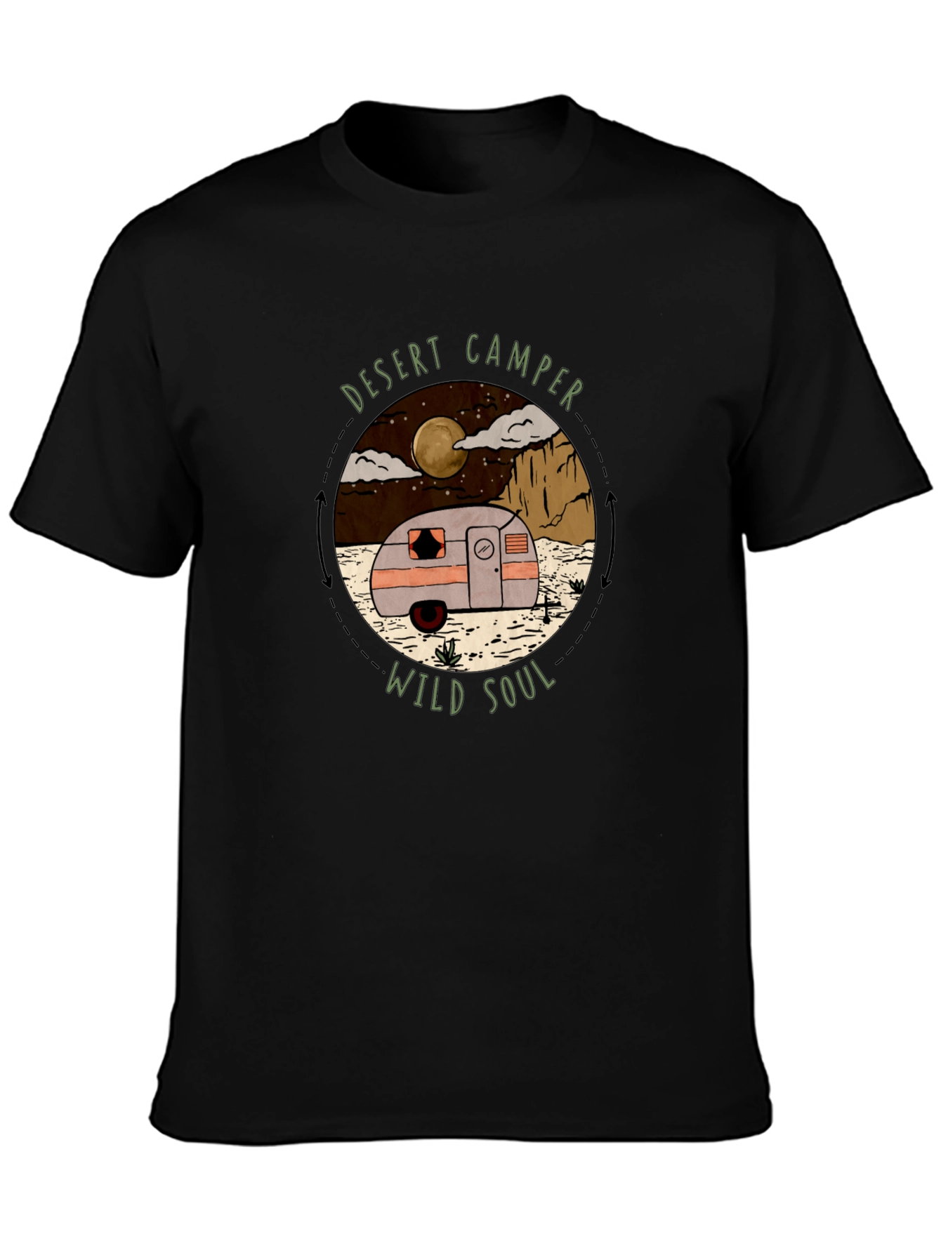 Desert Camper Wild Soul Graphic T-Shirt