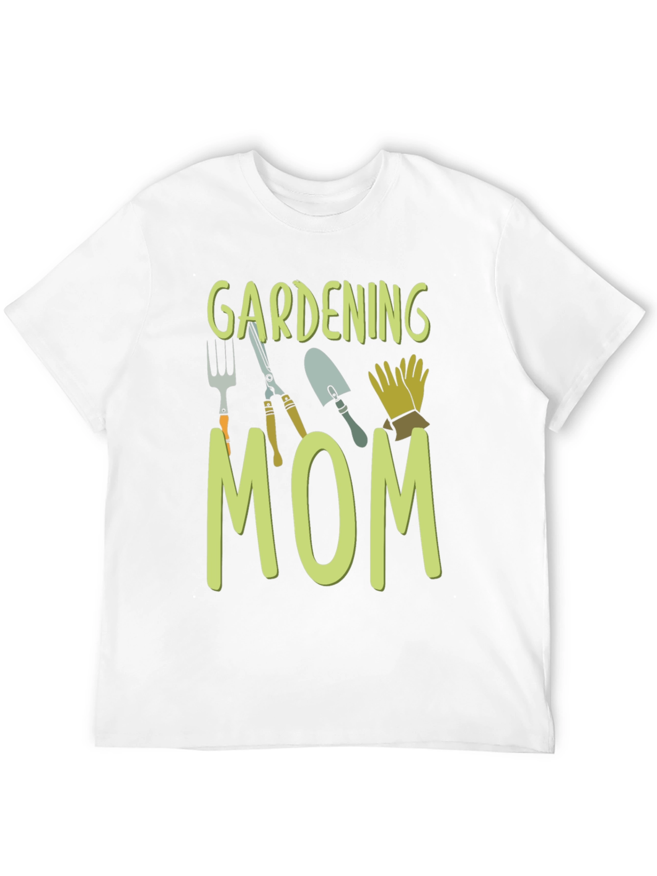 Gardening Mom Graphic T-Shirt - Black