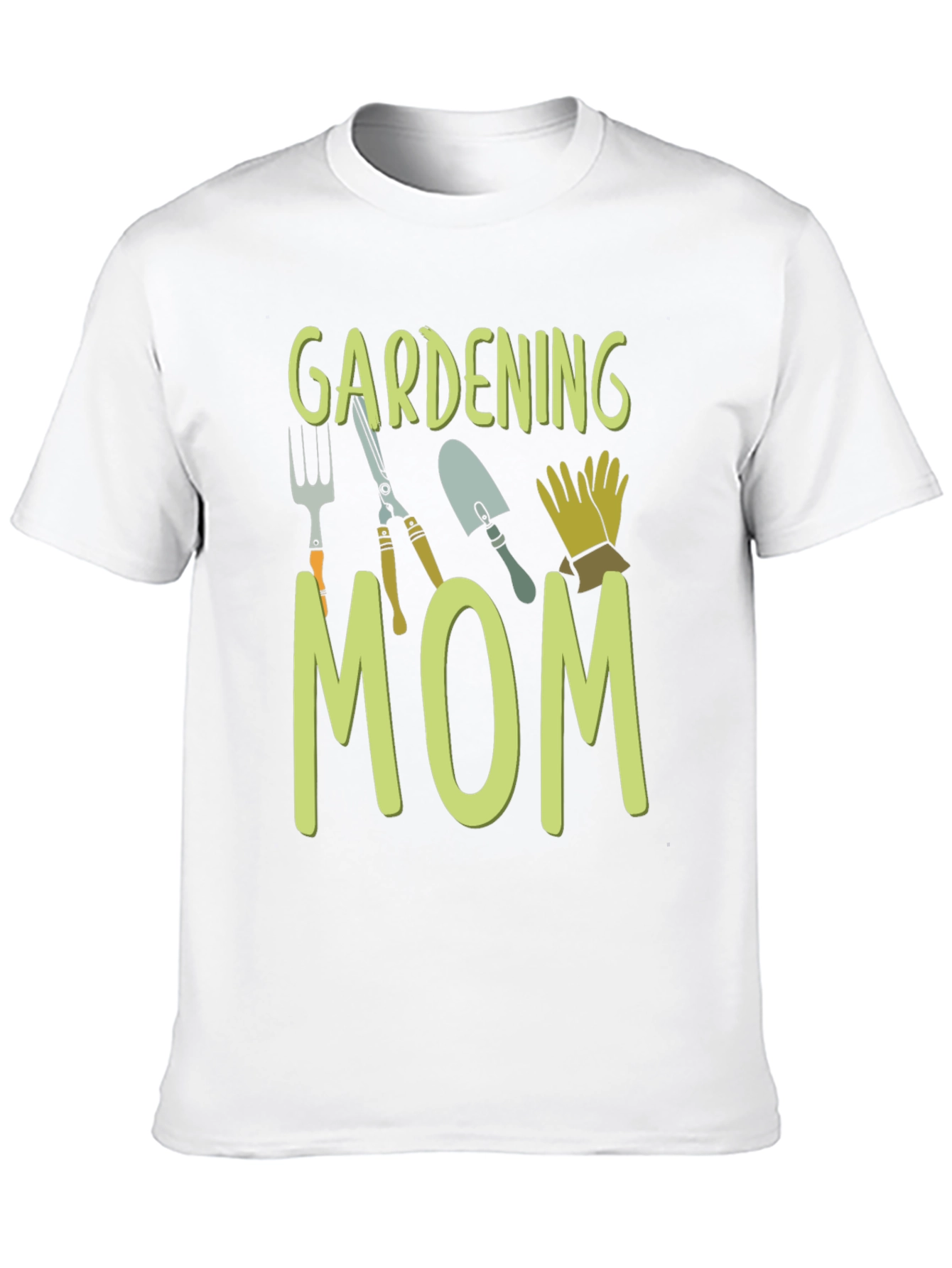 Gardening Mom Graphic T-Shirt - Black