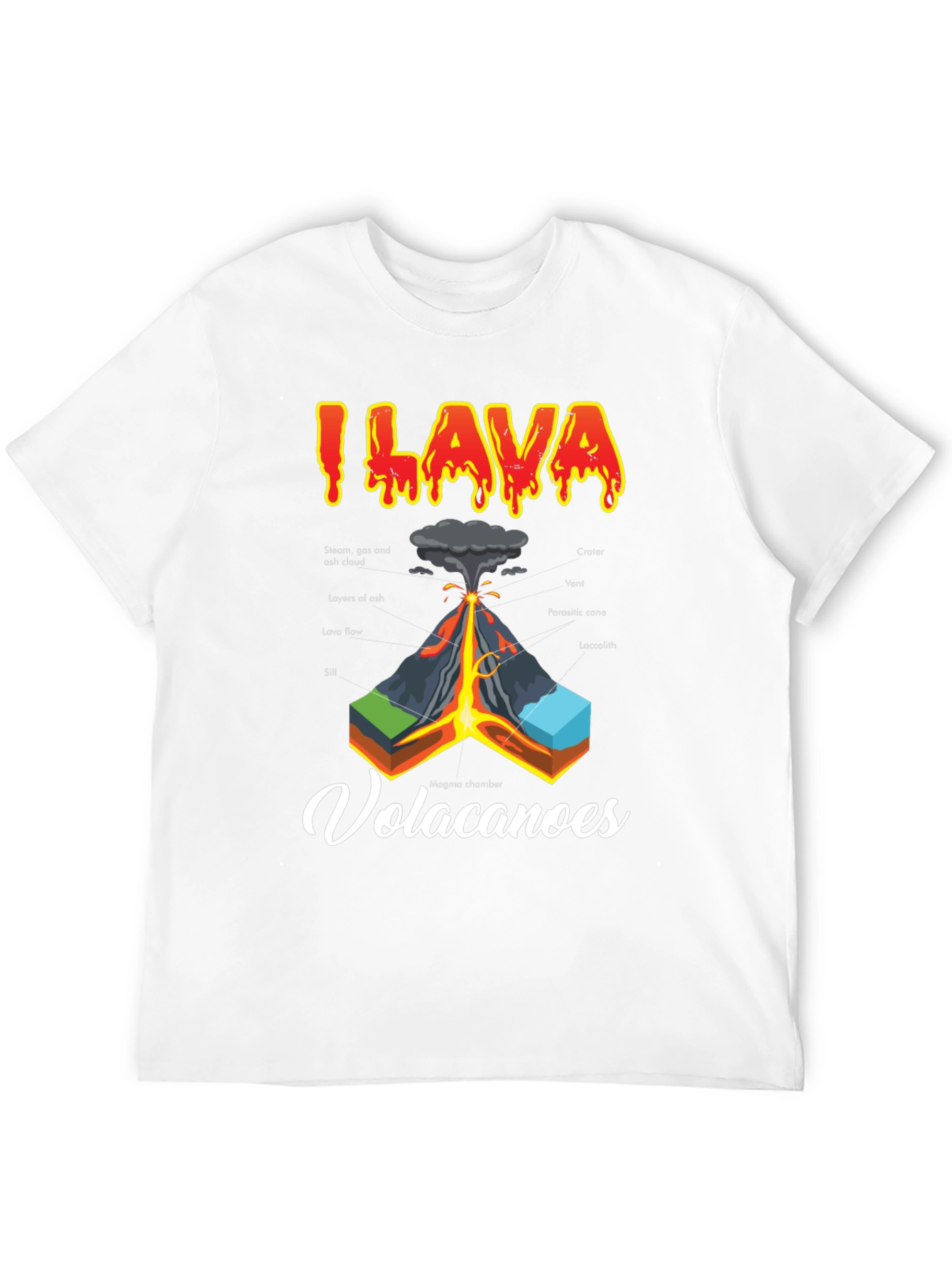 I Lava Volcanoes Graphic T-Shirt