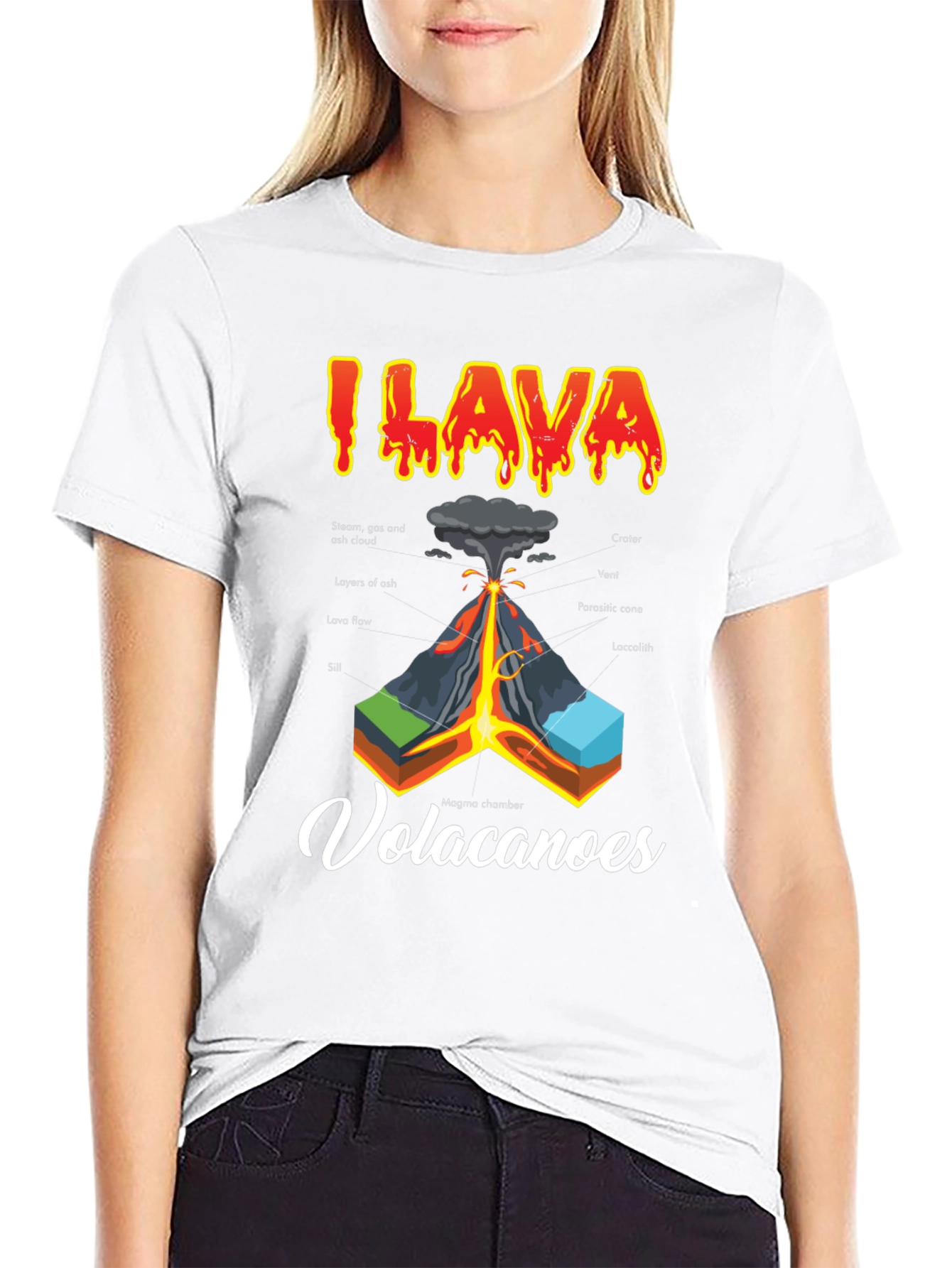 I Lava Volcanoes Graphic T-Shirt