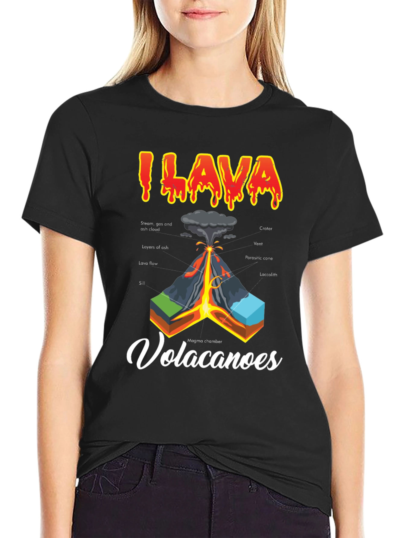 I Lava Volcanoes Graphic T-Shirt