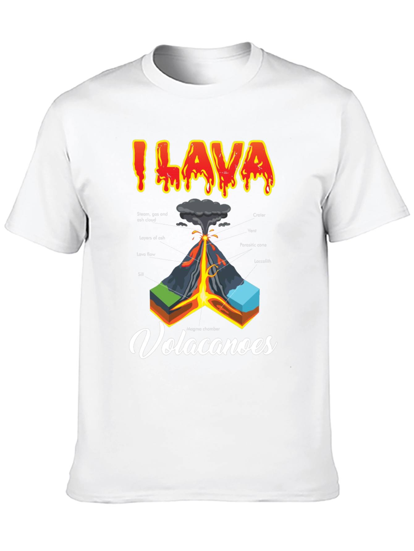 I Lava Volcanoes Graphic T-Shirt