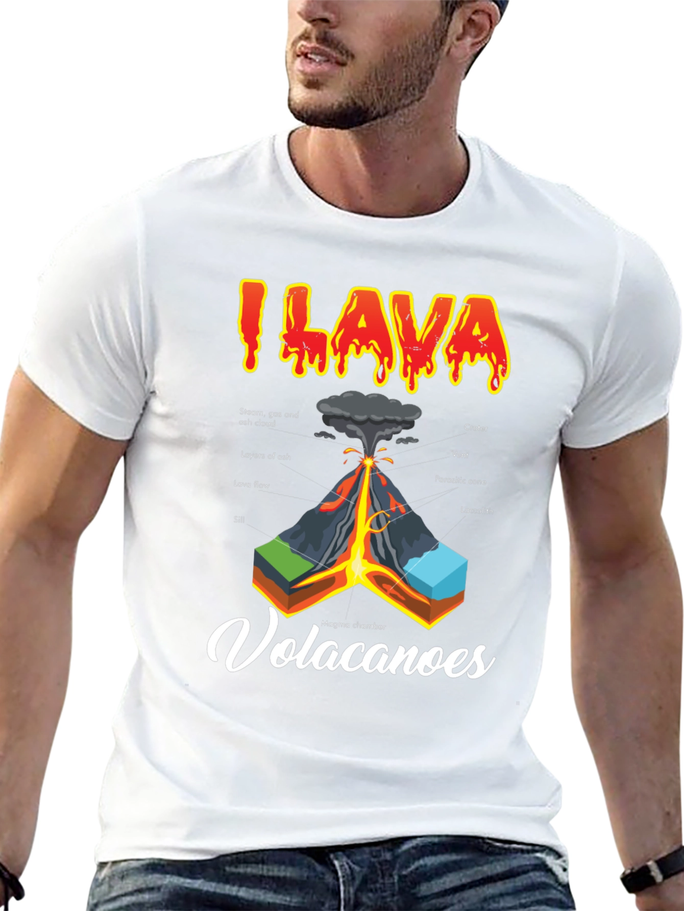 I Lava Volcanoes Graphic T-Shirt
