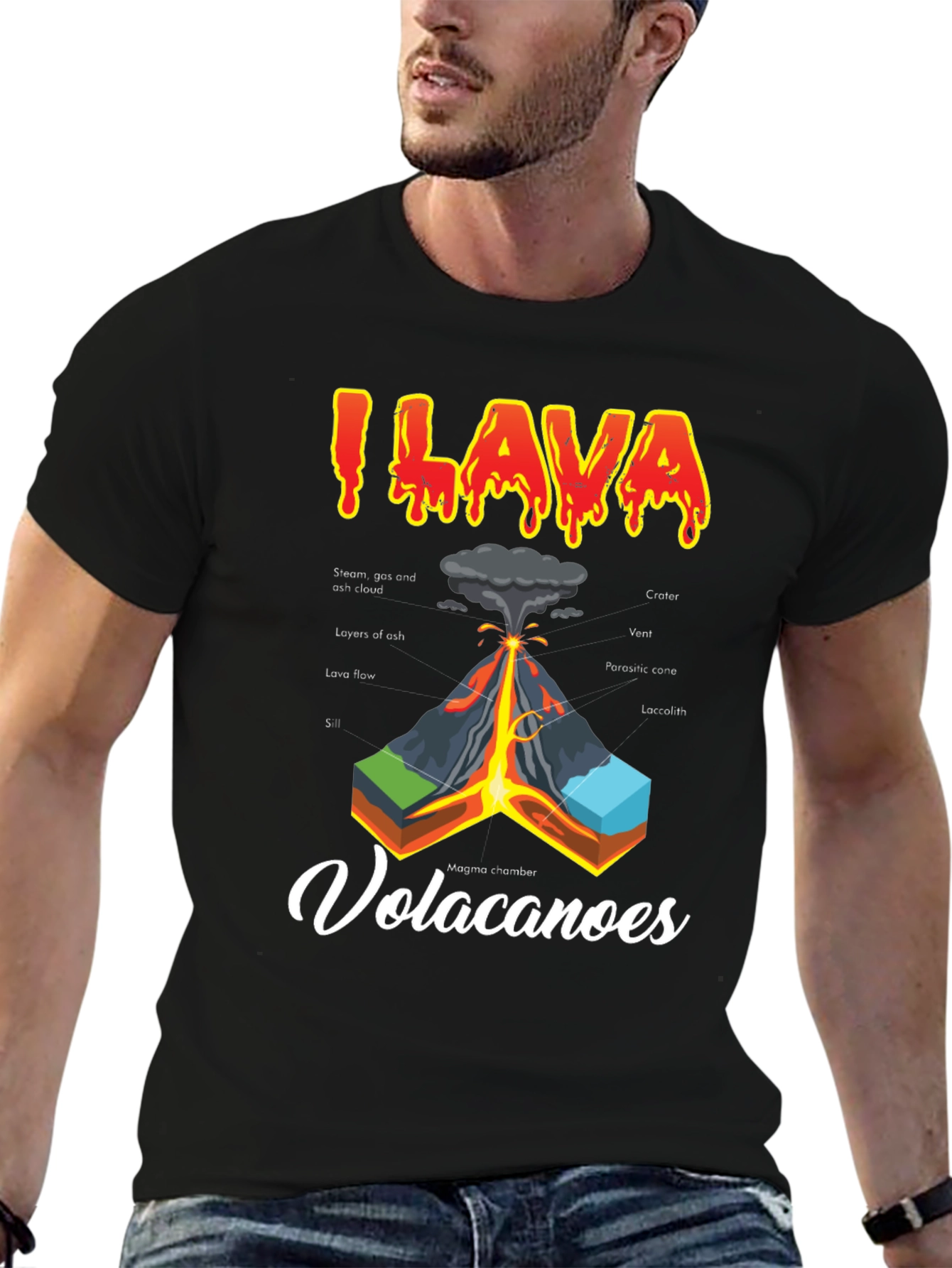 I Lava Volcanoes Graphic T-Shirt