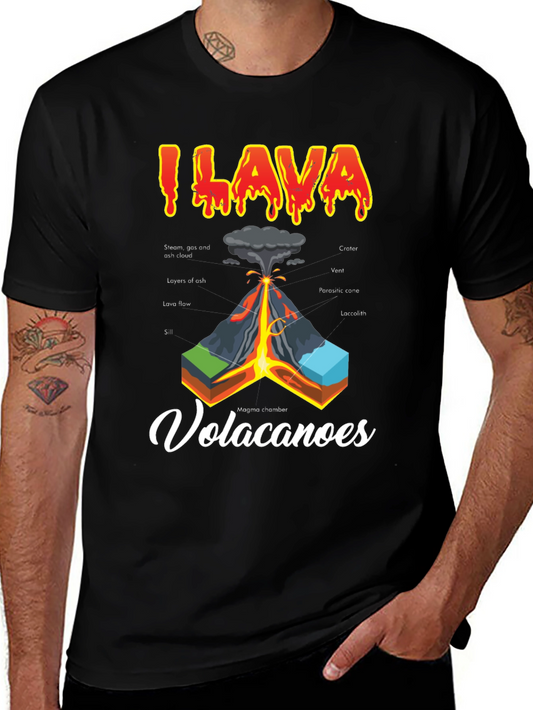 I Lava Volcanoes Graphic T-Shirt